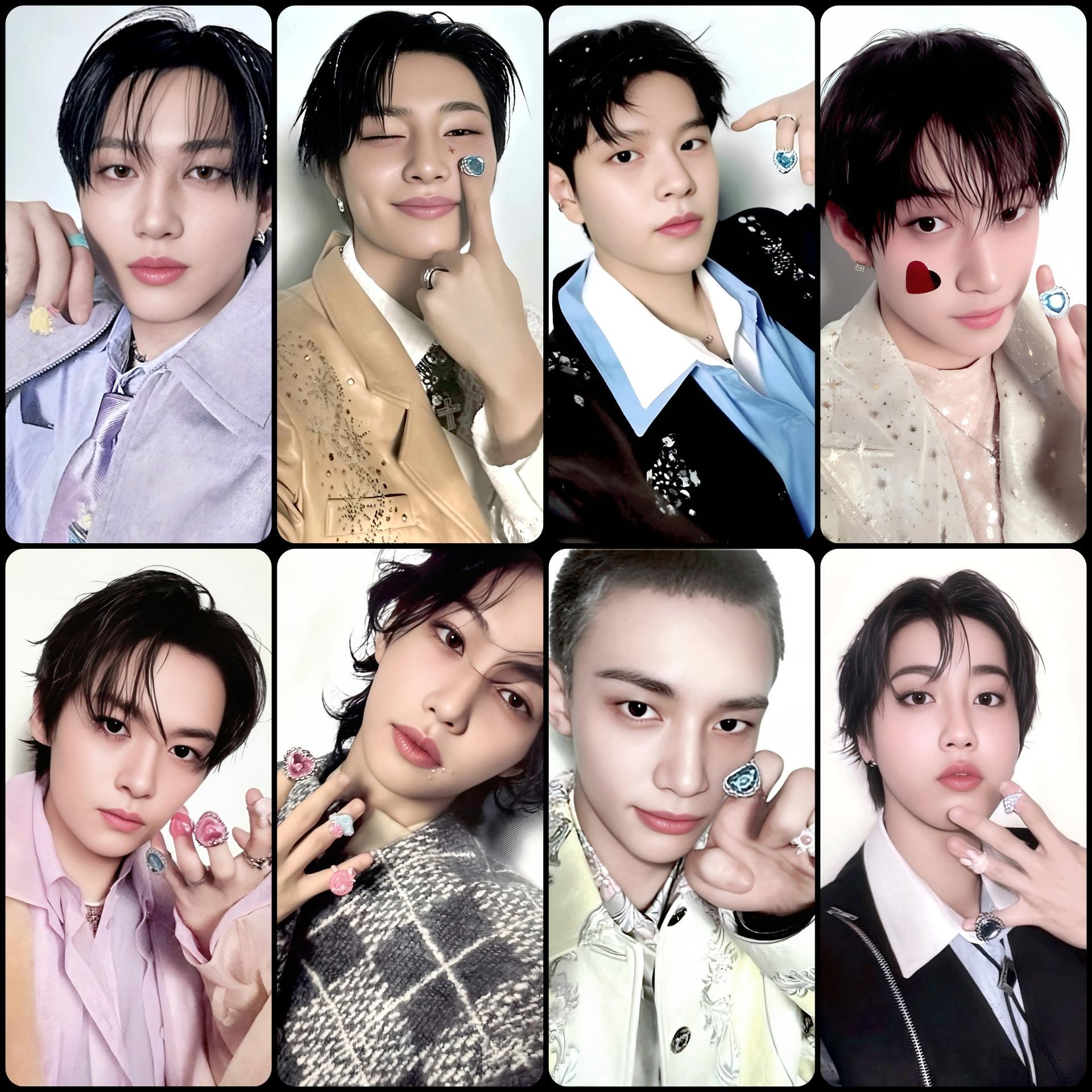 Stray Kids : Hollow Japan Fan club Double Sided Photocards