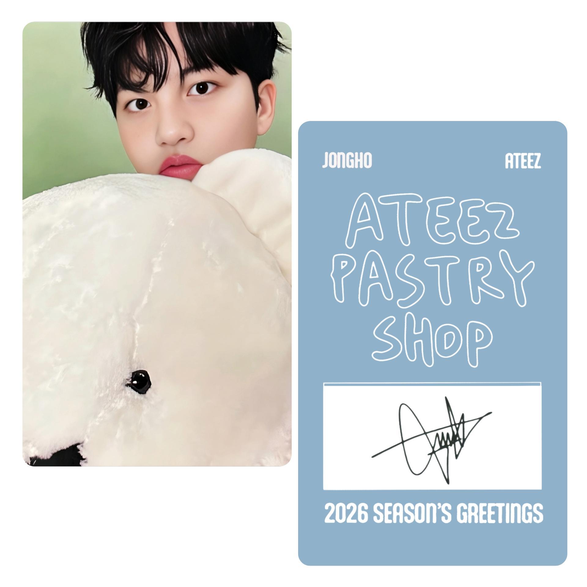 ATEEZ : Seasons Greetings 2026 : Pastry Shop Set B Photocards