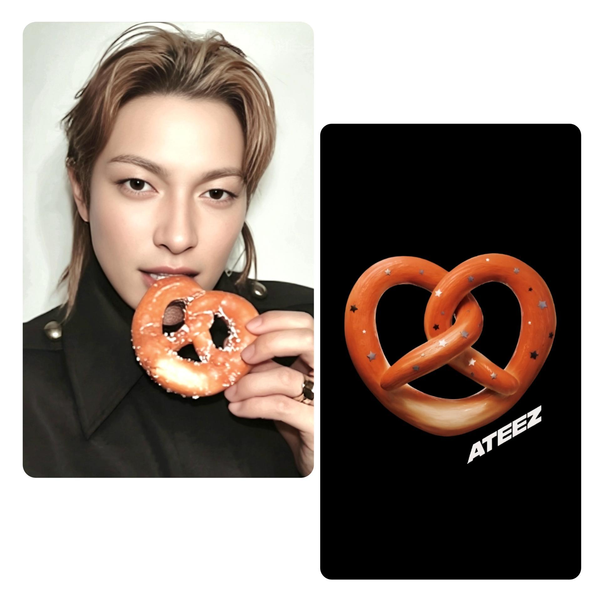 Ateez : Golden Hour 4 Europe exclusive Pretzel Photocards