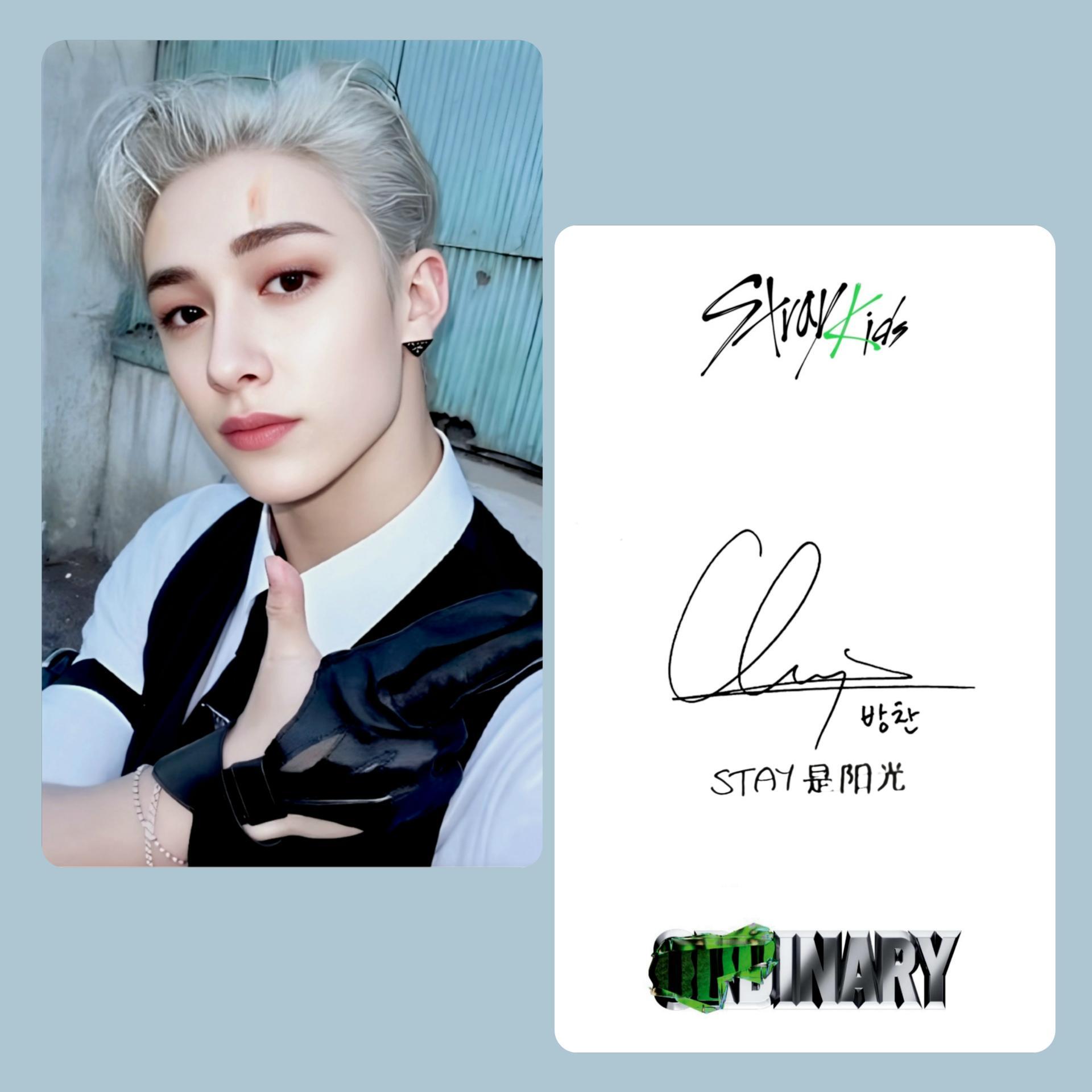 Stray Kids - Bang Chan - Oddinary With Fans YZY Photocards 