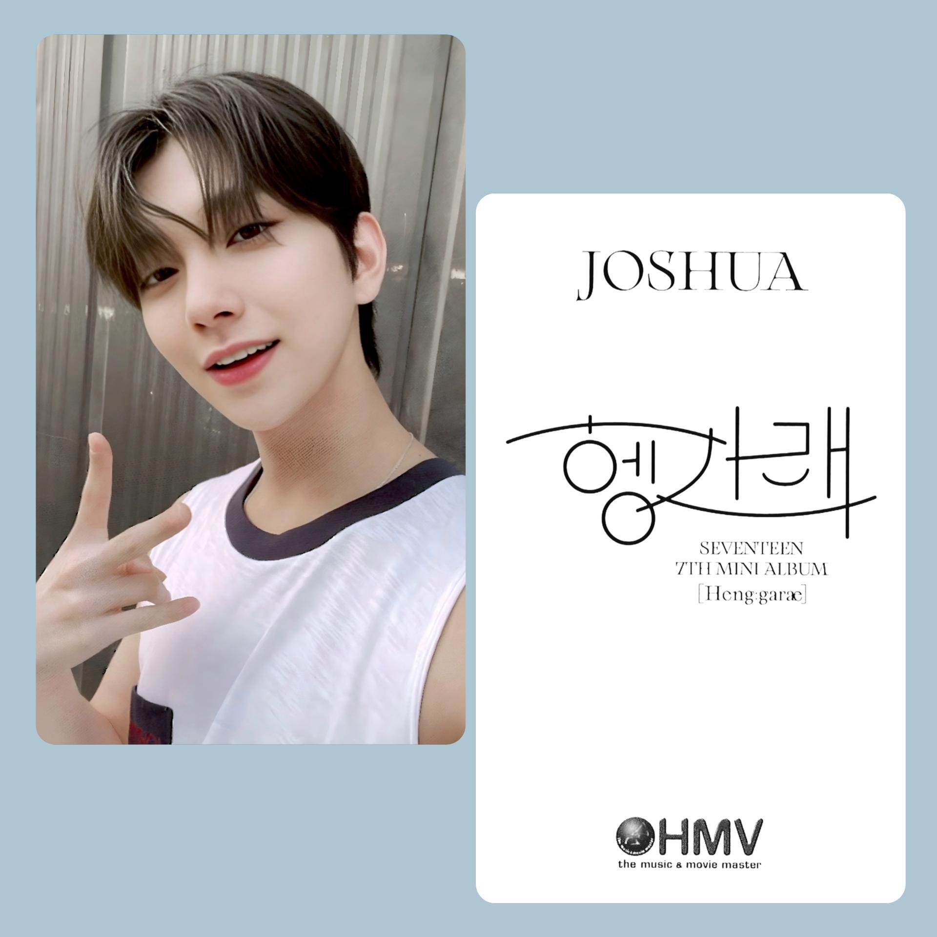 Seventeen: Joshua - Henggarae HMV Bonus Photocards 