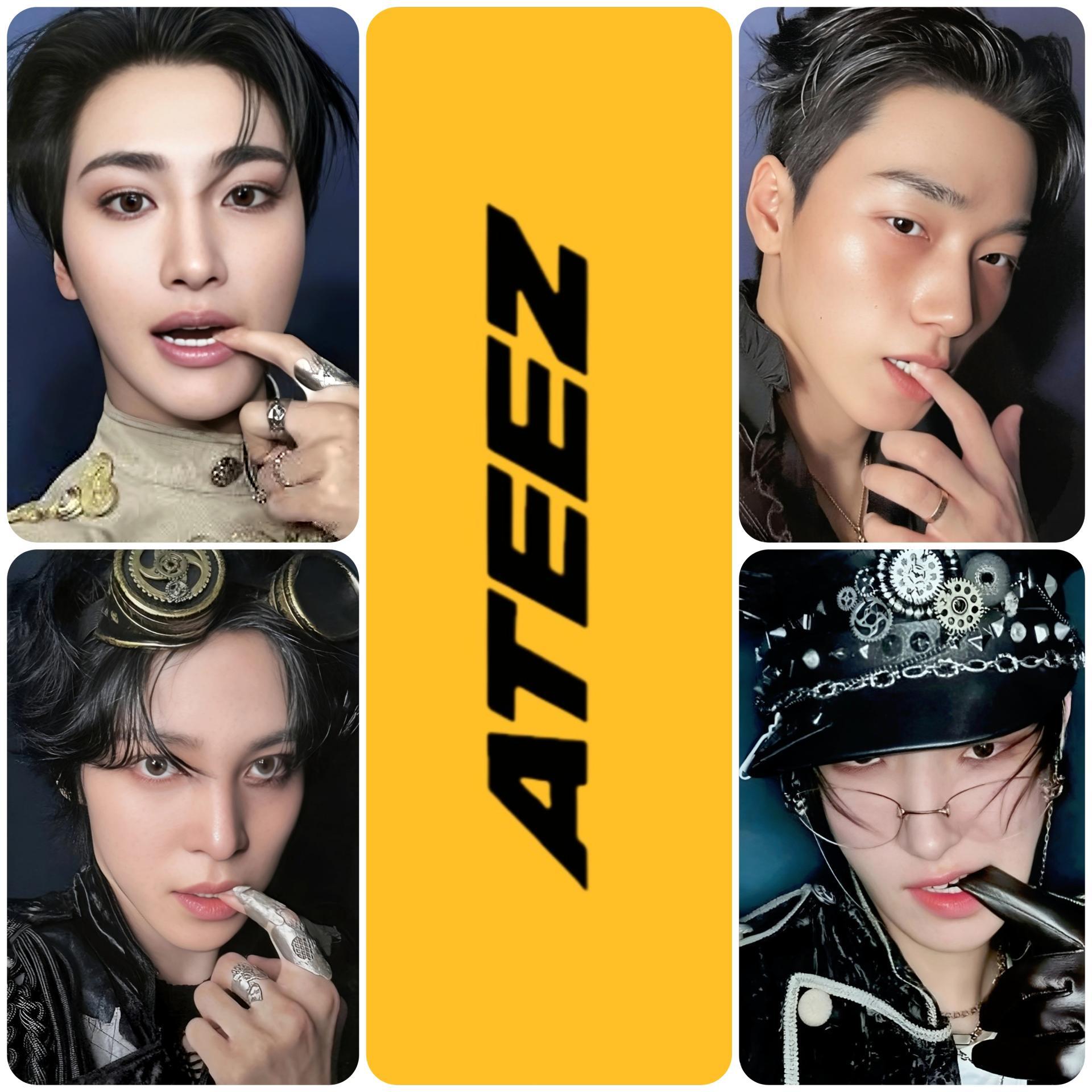 Ateez : Golden Hour 4 Vinyl Flirt Photocards