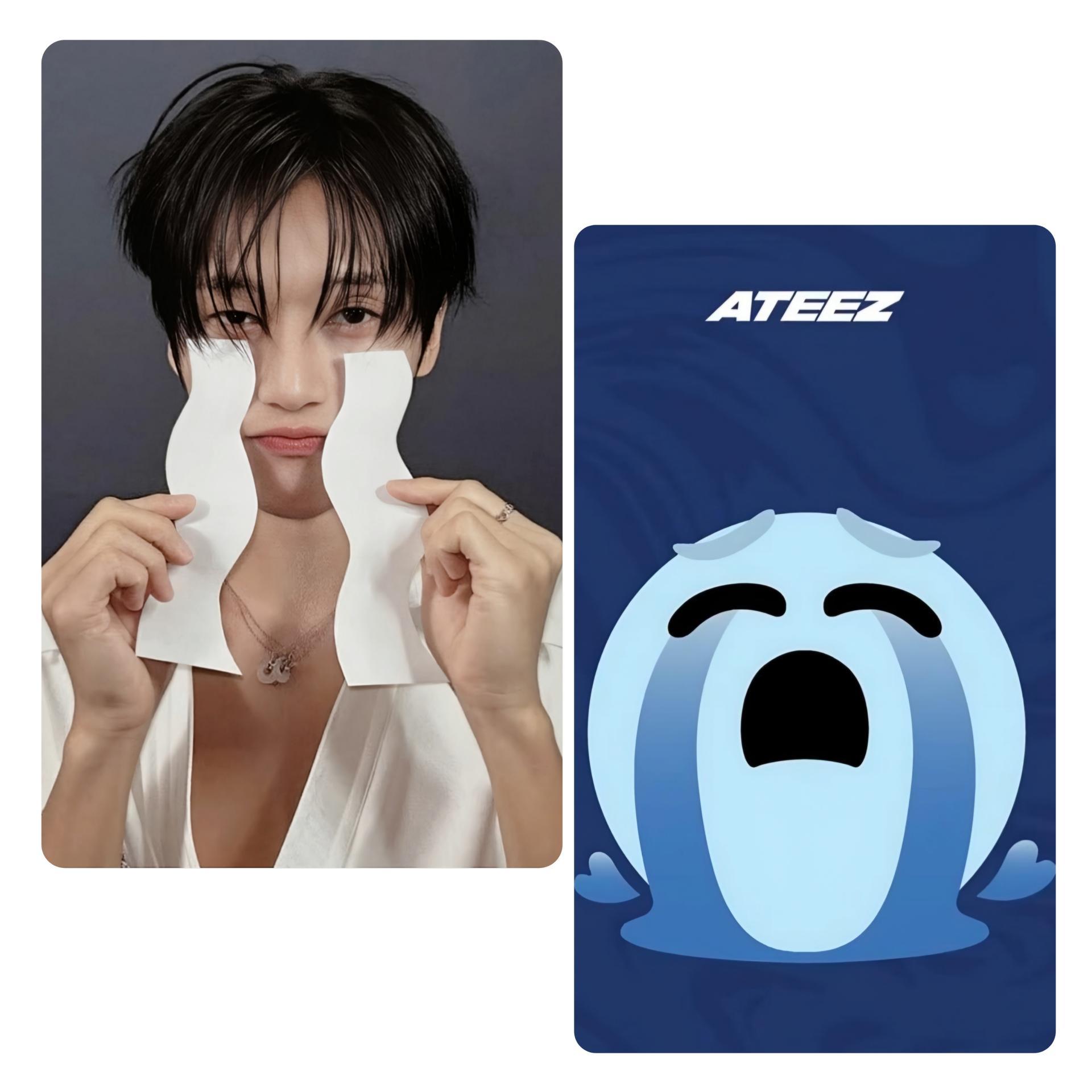 Ateez : Golden Hour 4 US exclusive Sobbing Ver Photocards