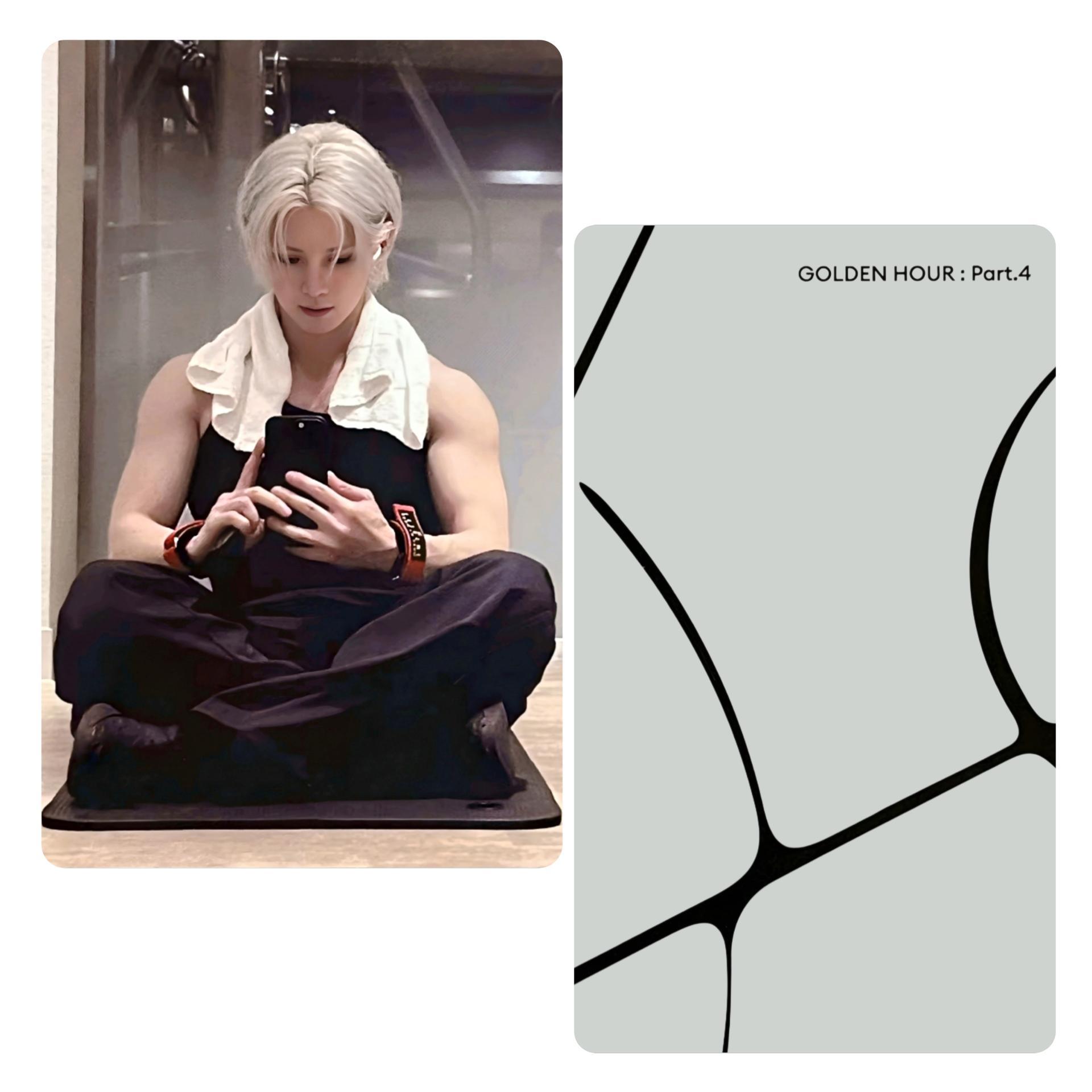 Ateez : Yeosang - Golden Hour 4 Digipack Gym Photocards