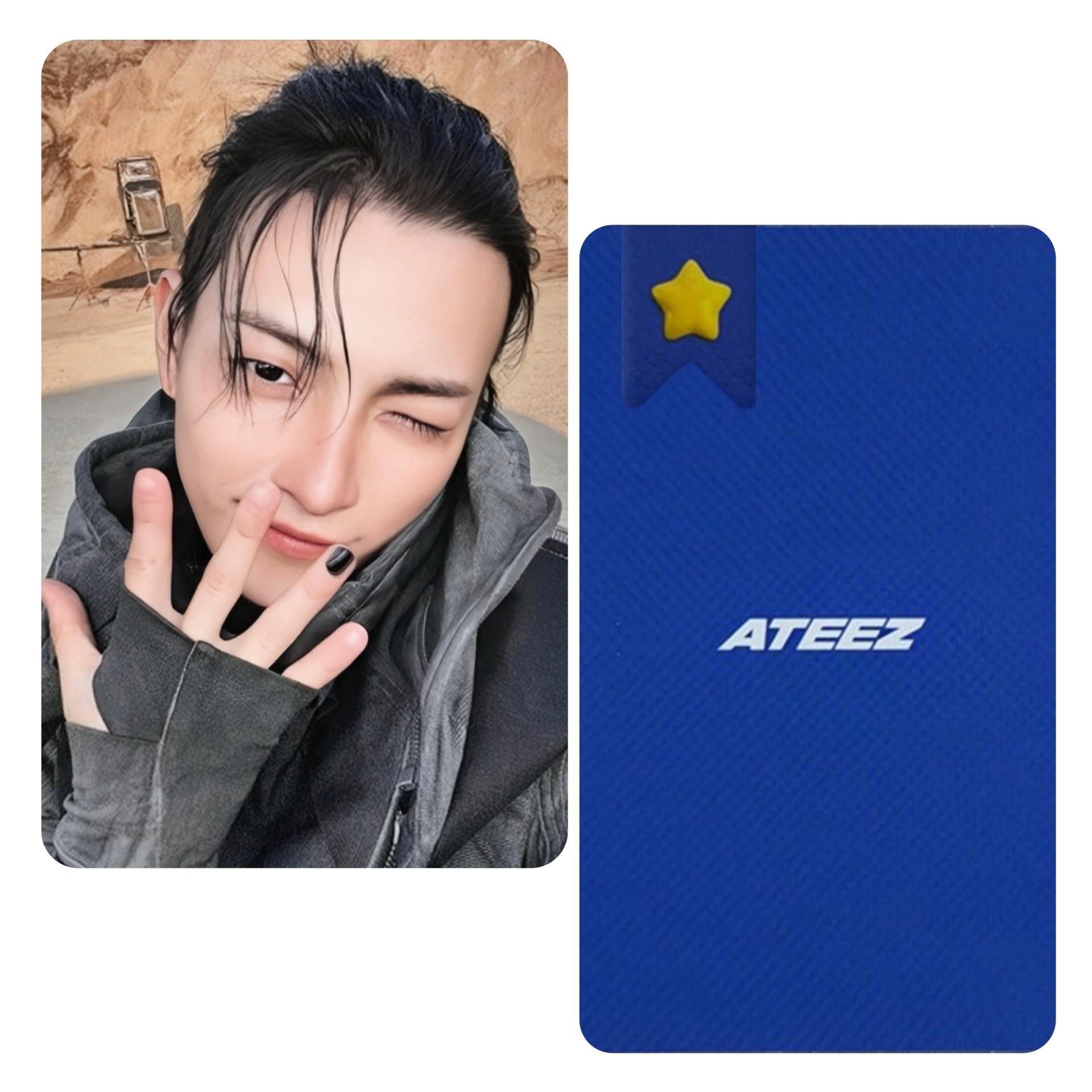 Ateez : Golden Hour 4 Hello82 FYP Pop Up Photocards Hongjoong