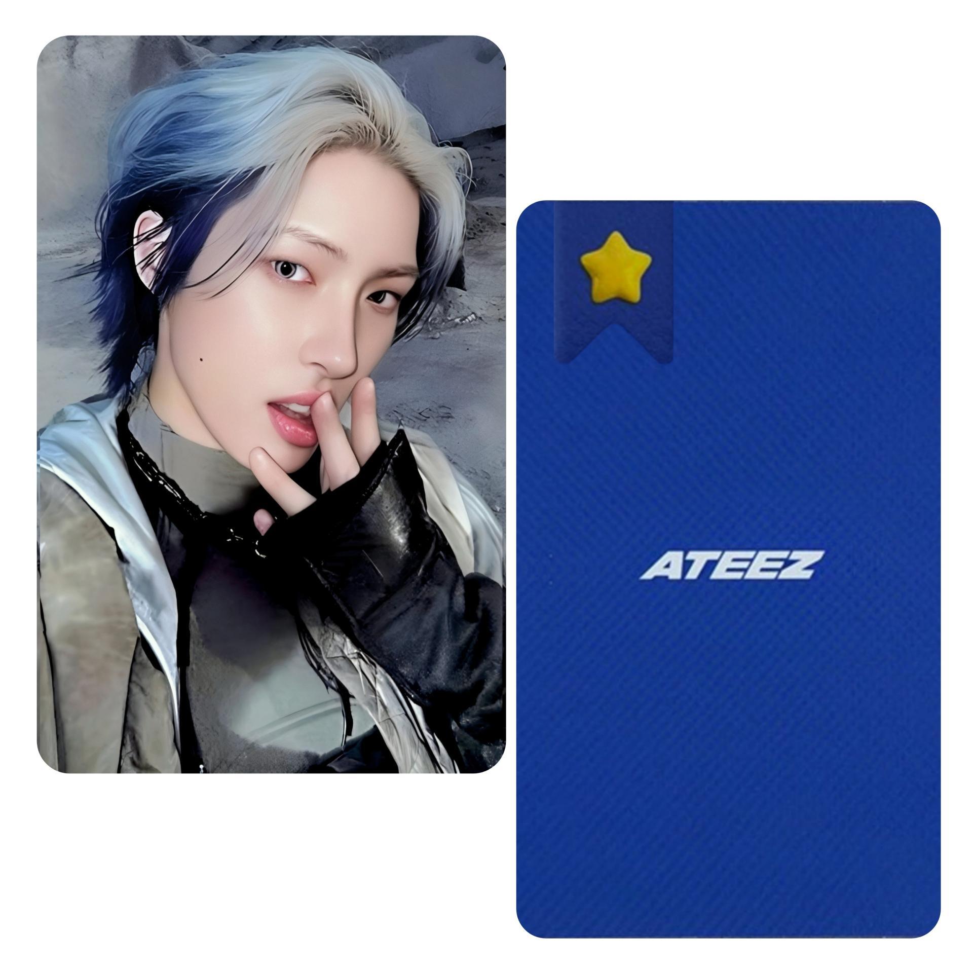 Ateez : Golden Hour 4 Hello82 FYP Pop Up Photocards Mingi