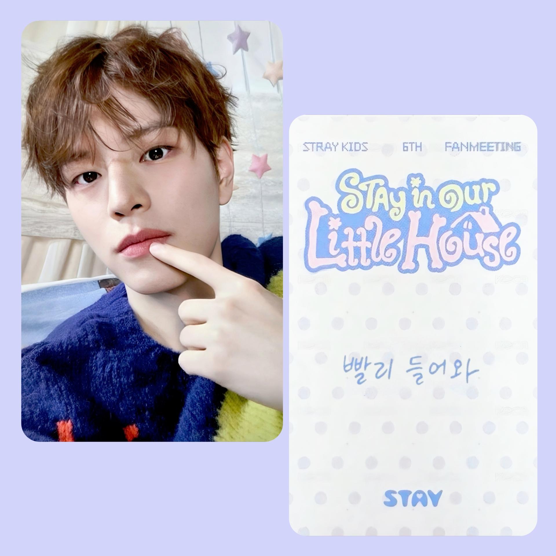 Stray Kids : Stay in our Little House -Day 1 Admission Photocards