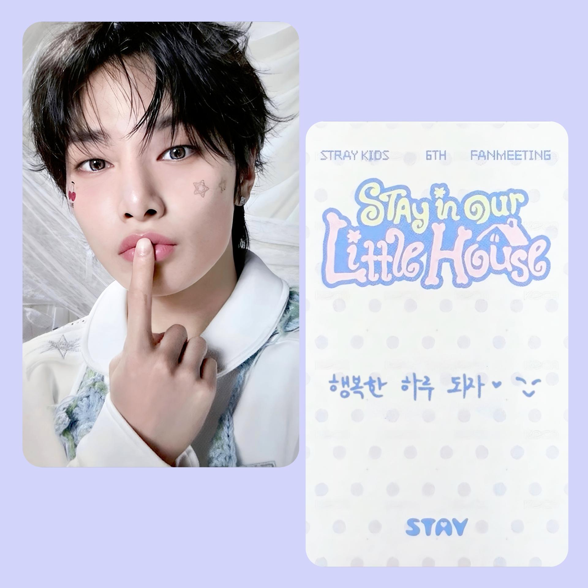 Stray Kids : Stay in our Little House -Day 1 Admission Photocards