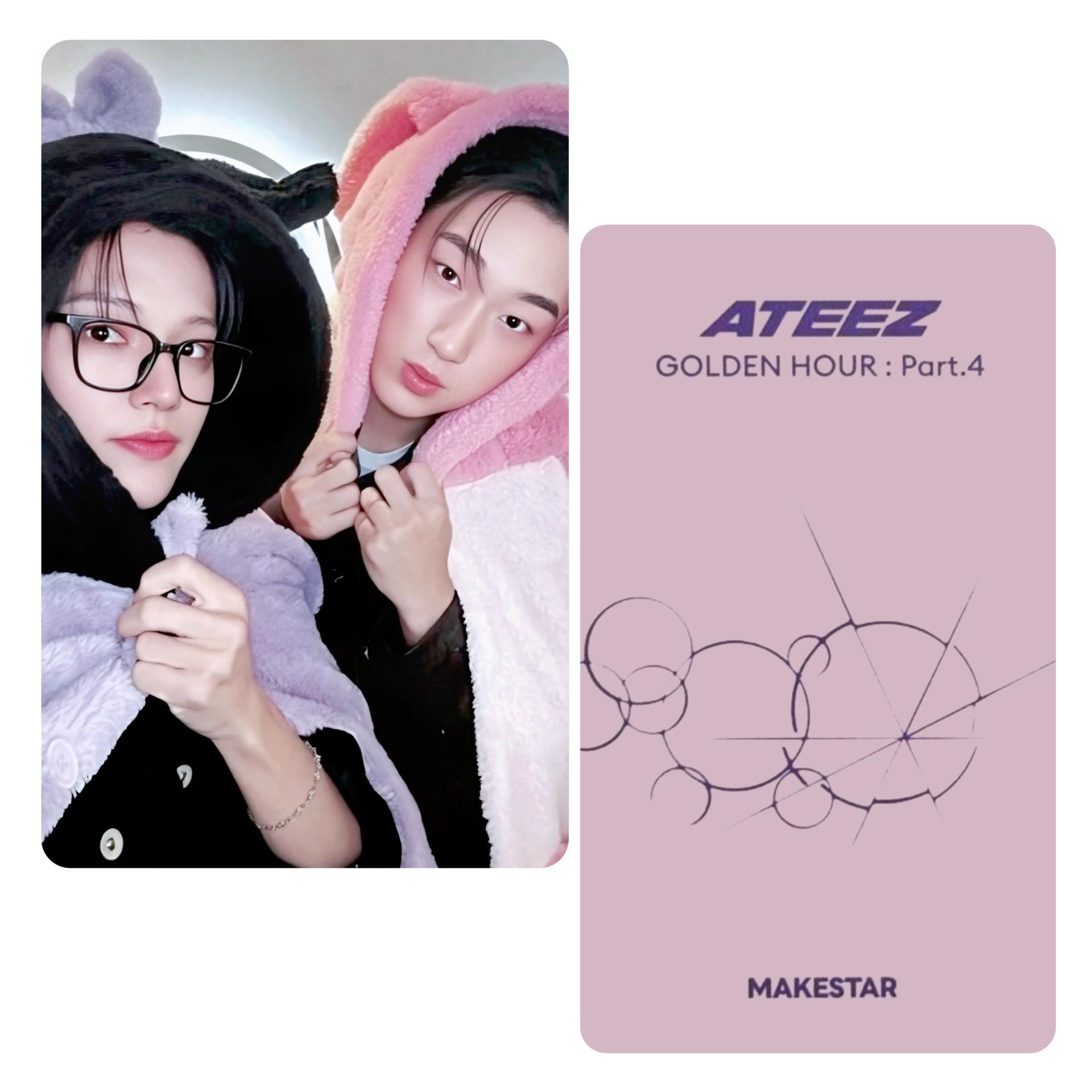 ATEEZ : Golden Hour 4 Makestar 5th Fansign Unit Photocards