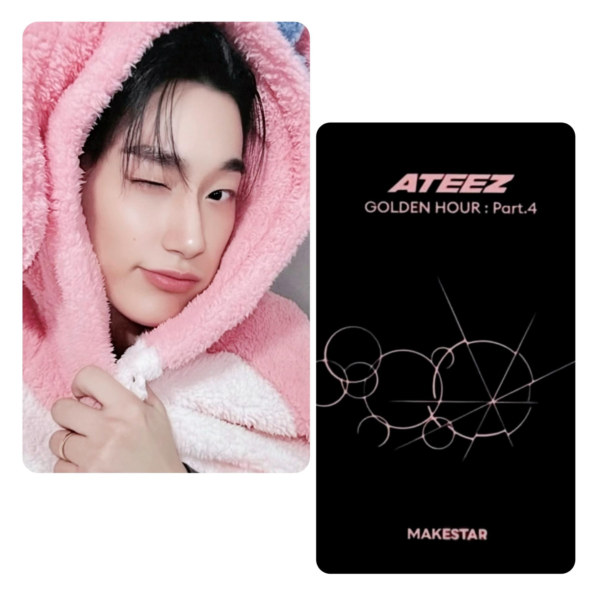 ATEEZ : Golden Hour 4 Makestar 5th Fansign Photocards