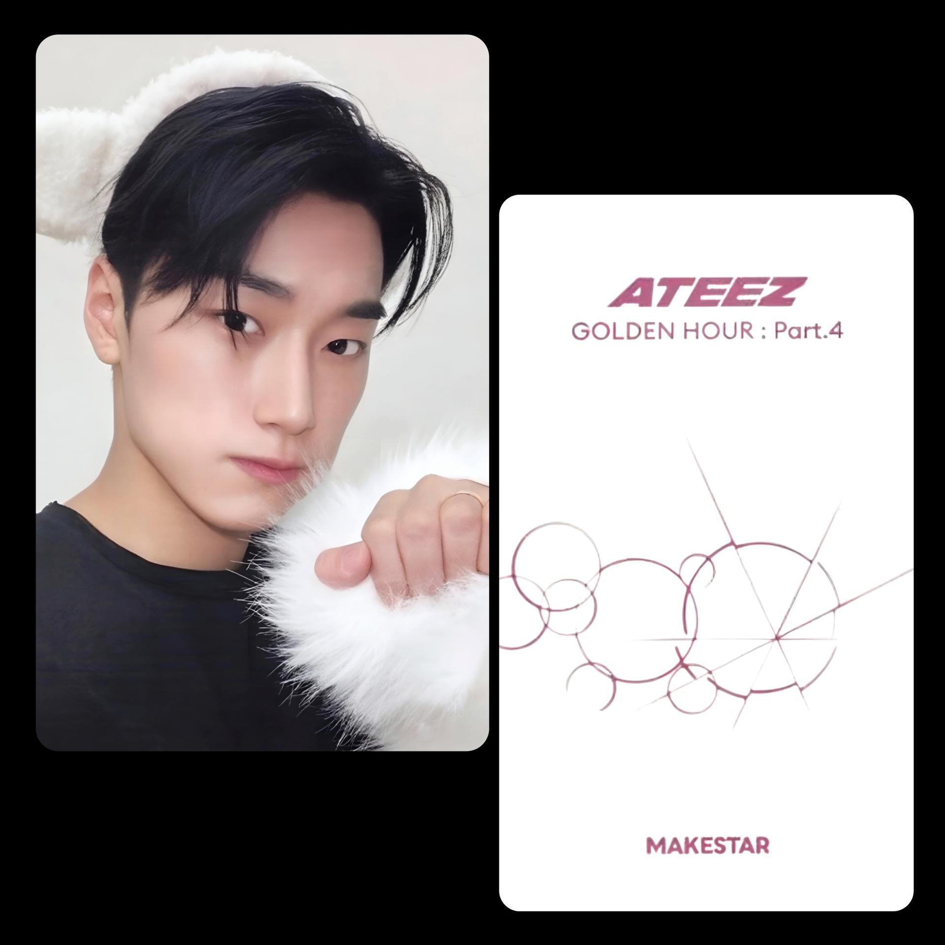 ATEEZ : Golden Hour 4 Makestar Fan Call Photocards