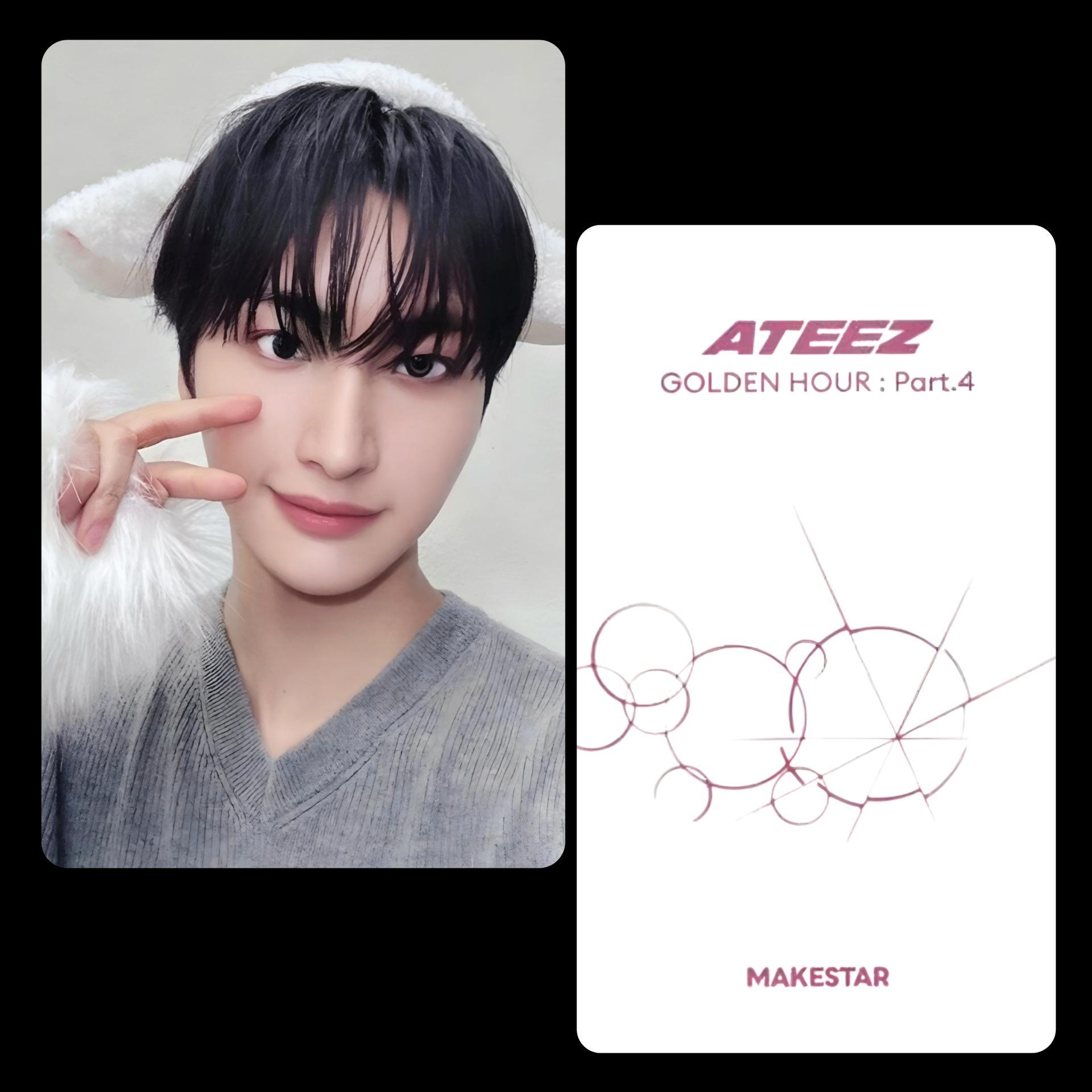 ATEEZ : Golden Hour 4 Makestar Fan Call Photocards