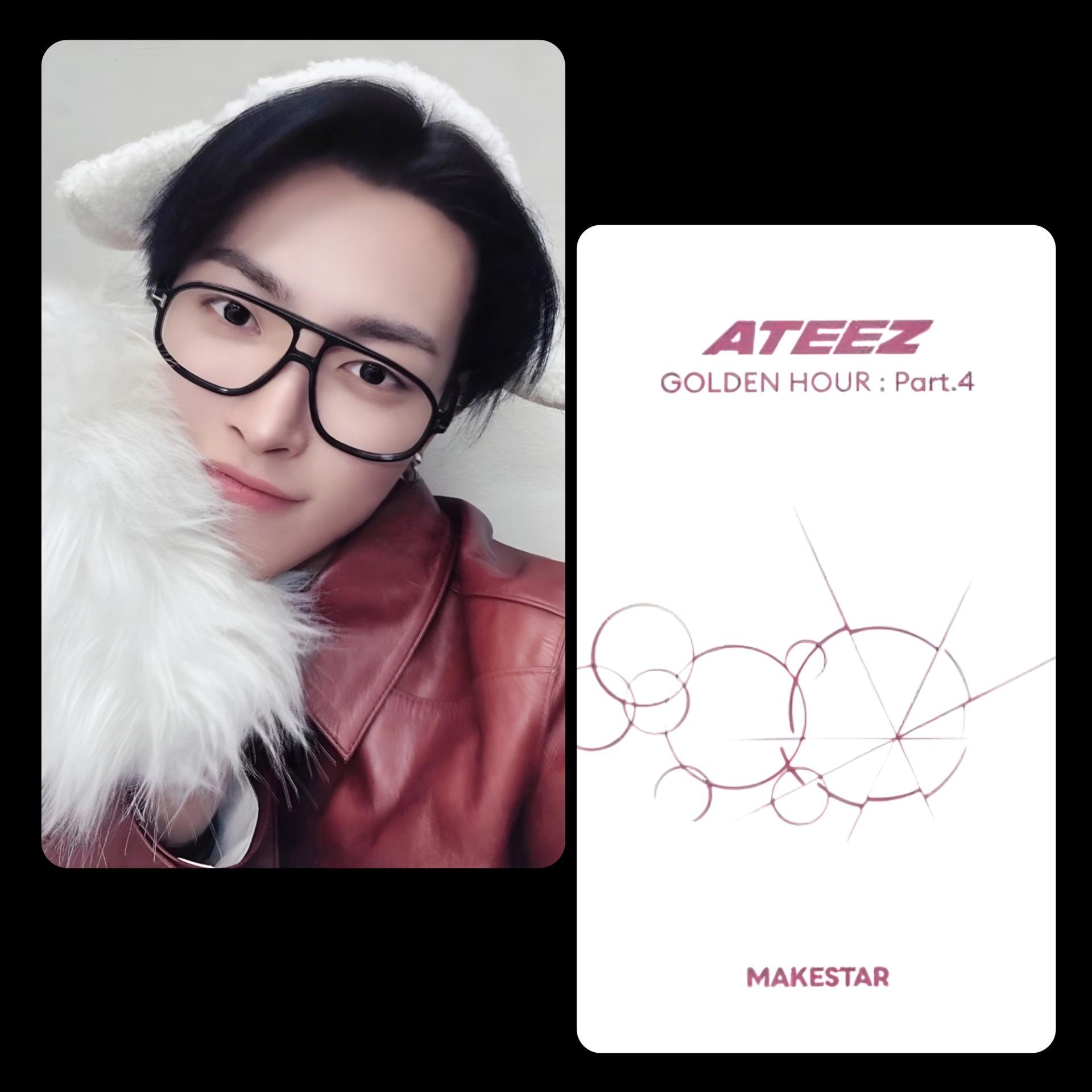 ATEEZ : Golden Hour 4 Makestar Fan Call Photocards