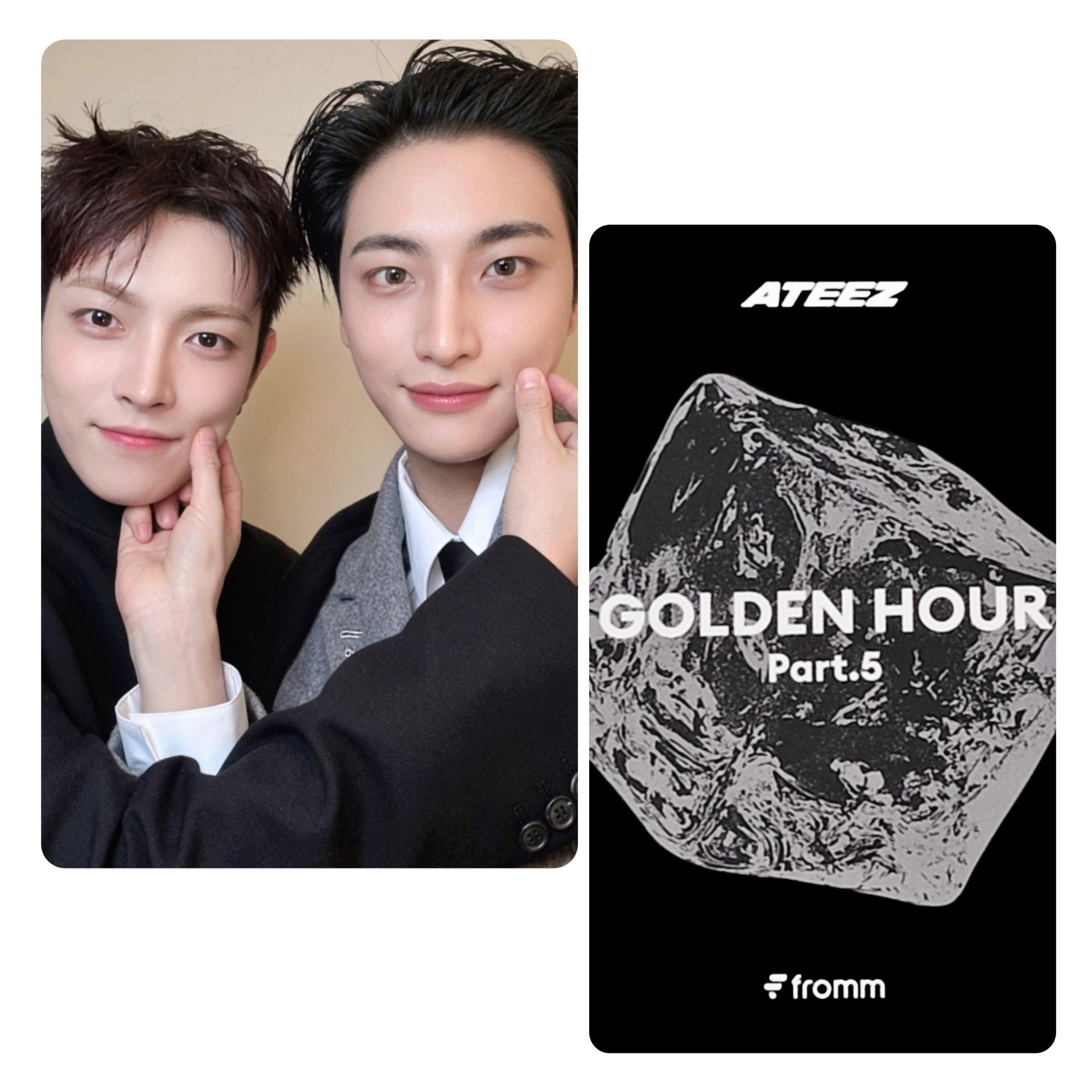 Ateez : Golden Hour 5 Fromm Matz unit bonus Photocards