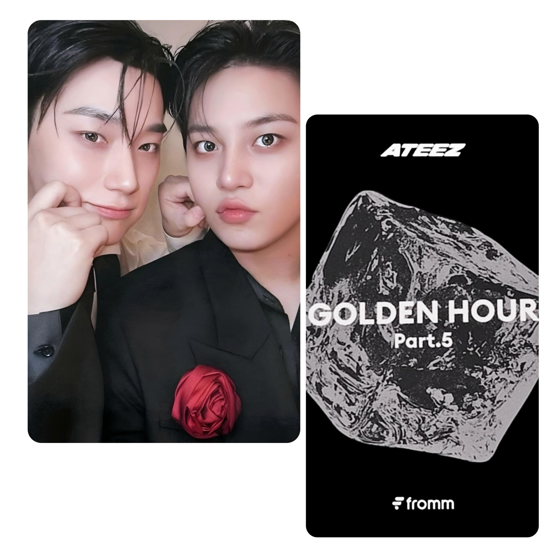 Ateez : Golden Hour 5 Fromm unit bonus Photocards