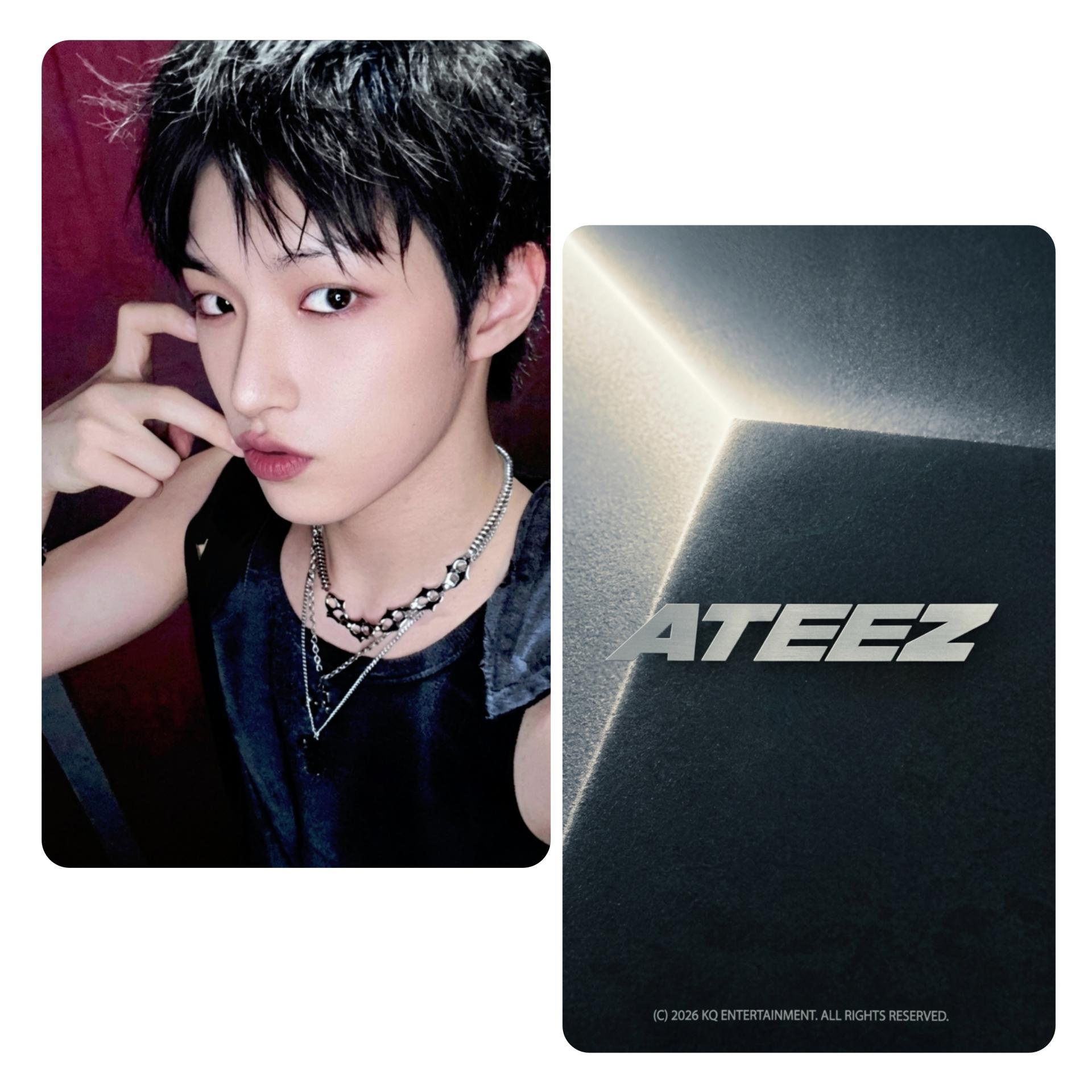 Ateez : Fanplay Cup Sleeve Photocards Mingi