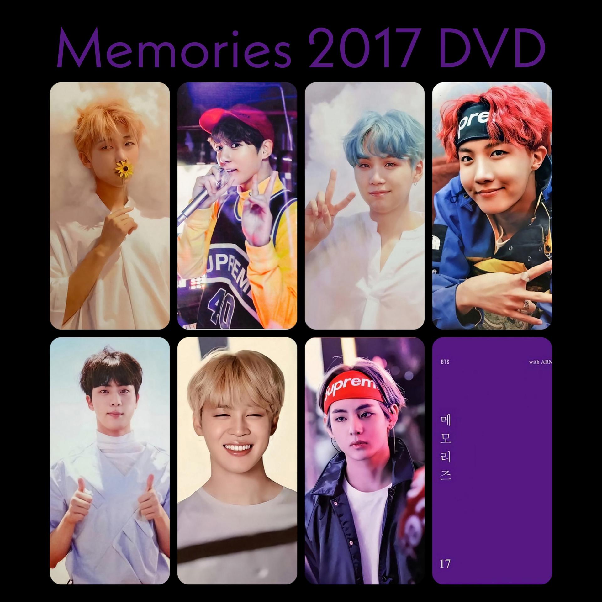 BTS Memories of 2017 DVD Photocards