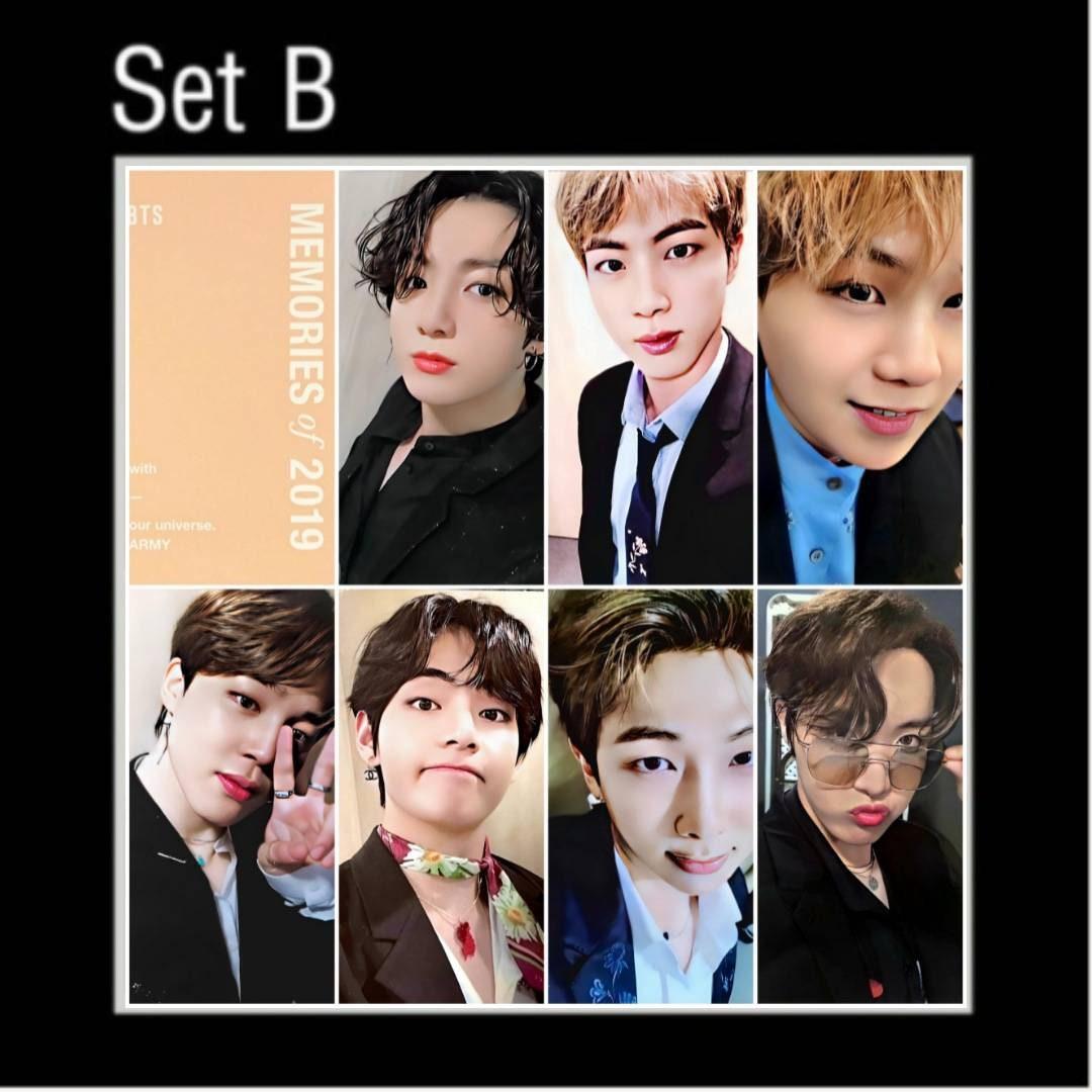 BTS Memories 2019 Bluray Photocards