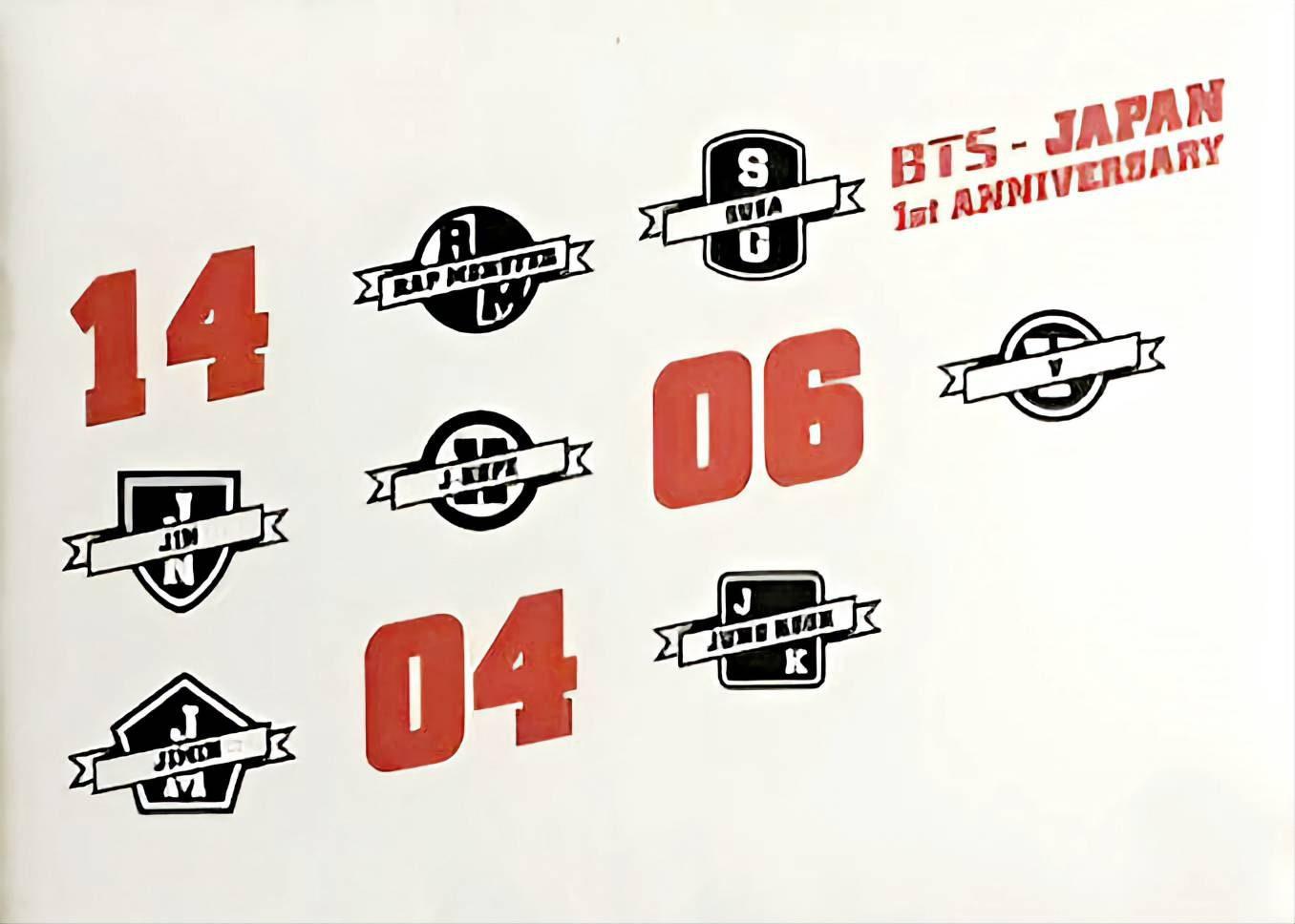 BTS For You Mauri Japan 1st anniversary Postcards