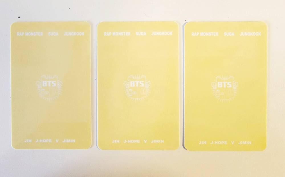 BTS 2nd Global Official Fanclub Photo Cards