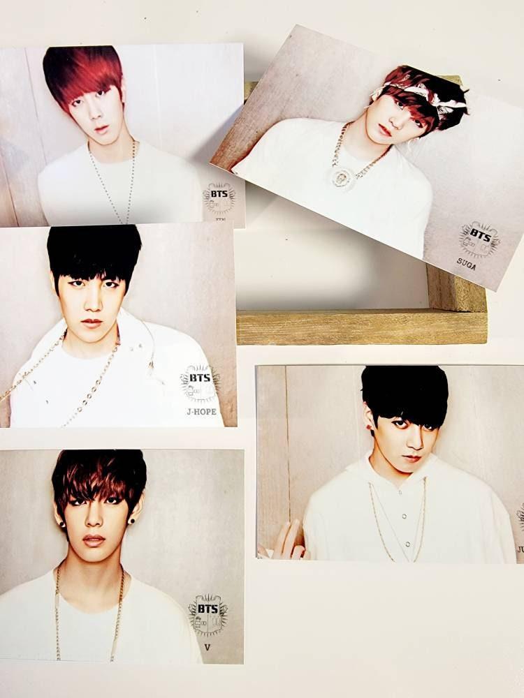 BTS 1st japan showcase photo cards