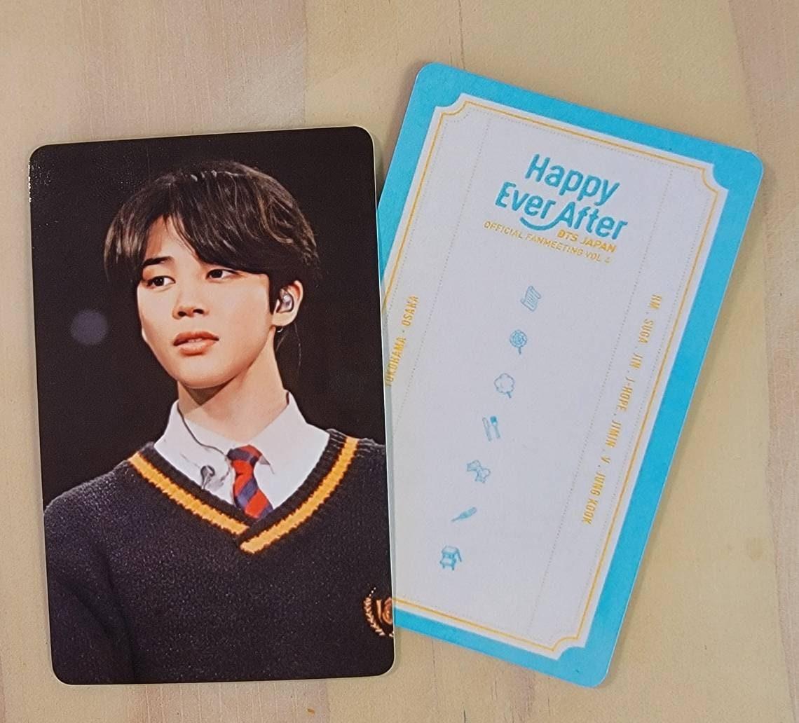 BTS Japan Fanmeeting vol 4 Happy Ever After DVD Photocards