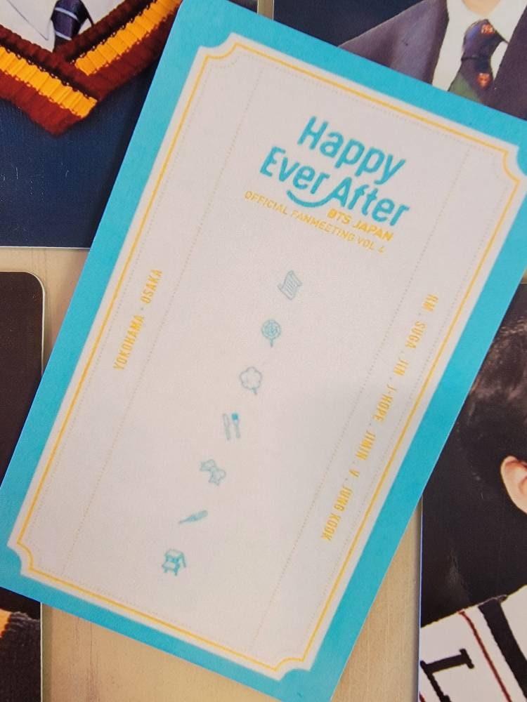 BTS Japan Fanmeeting vol 4 Happy Ever After DVD Photocards