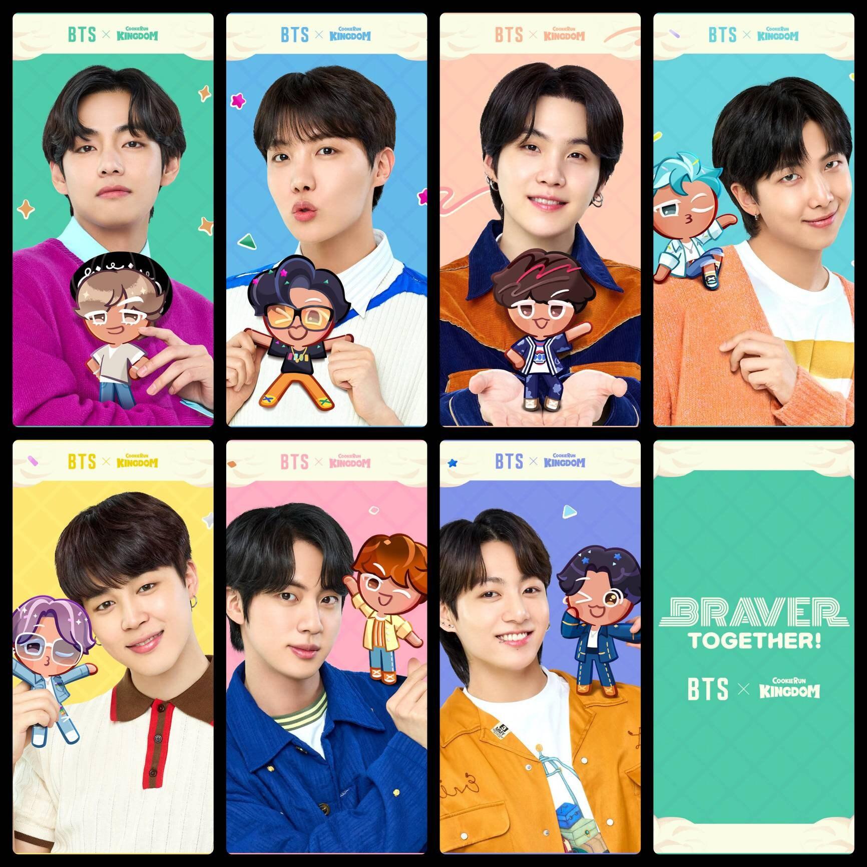 BTS Cookie Run Kingdom Photocards