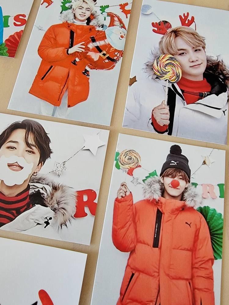 BTS Puma 2017 Christmas Photocards