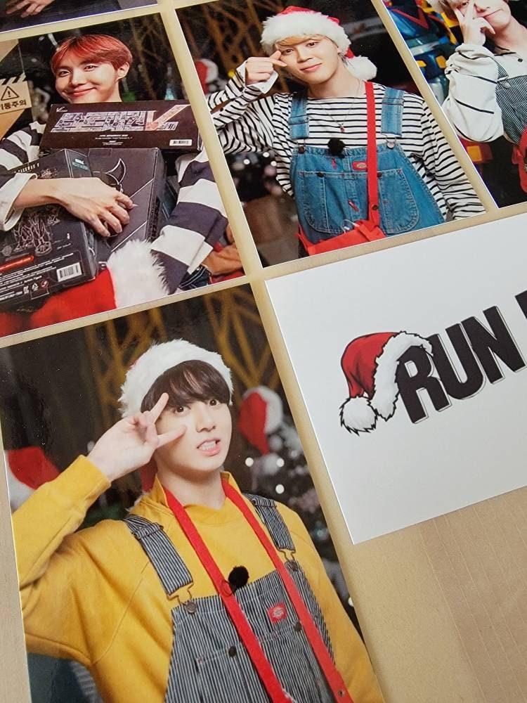 Run BTS episode 32 Christmas Photocards