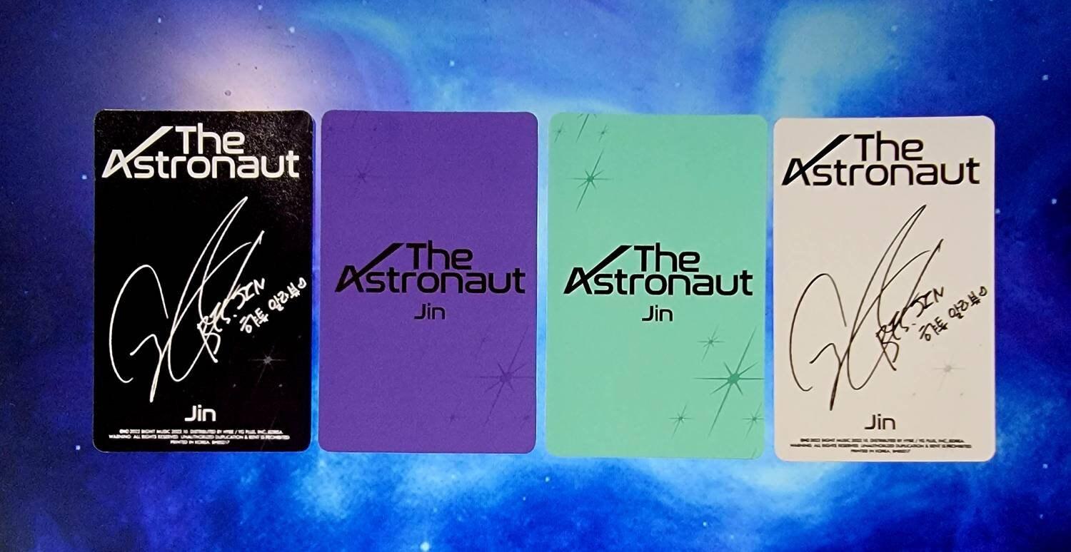 Jin - The Astronaut 4 card pc set