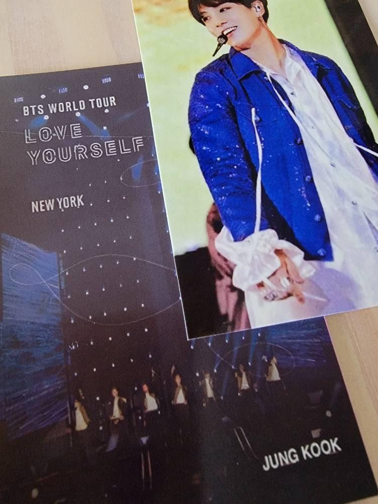 BTS Love Yourself New York Bluray Photocards