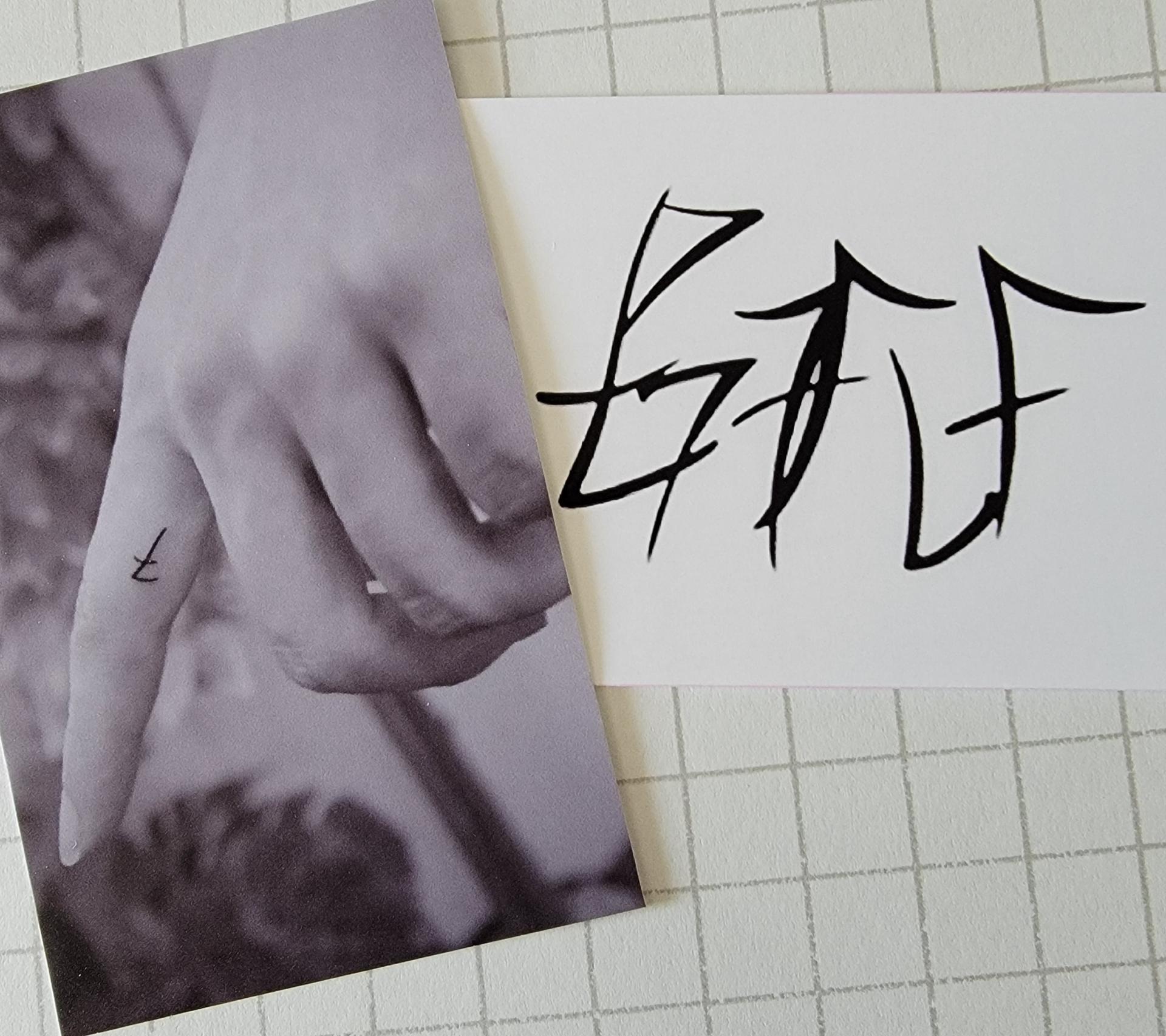 BTS Friendship Tattoos Photocard Set