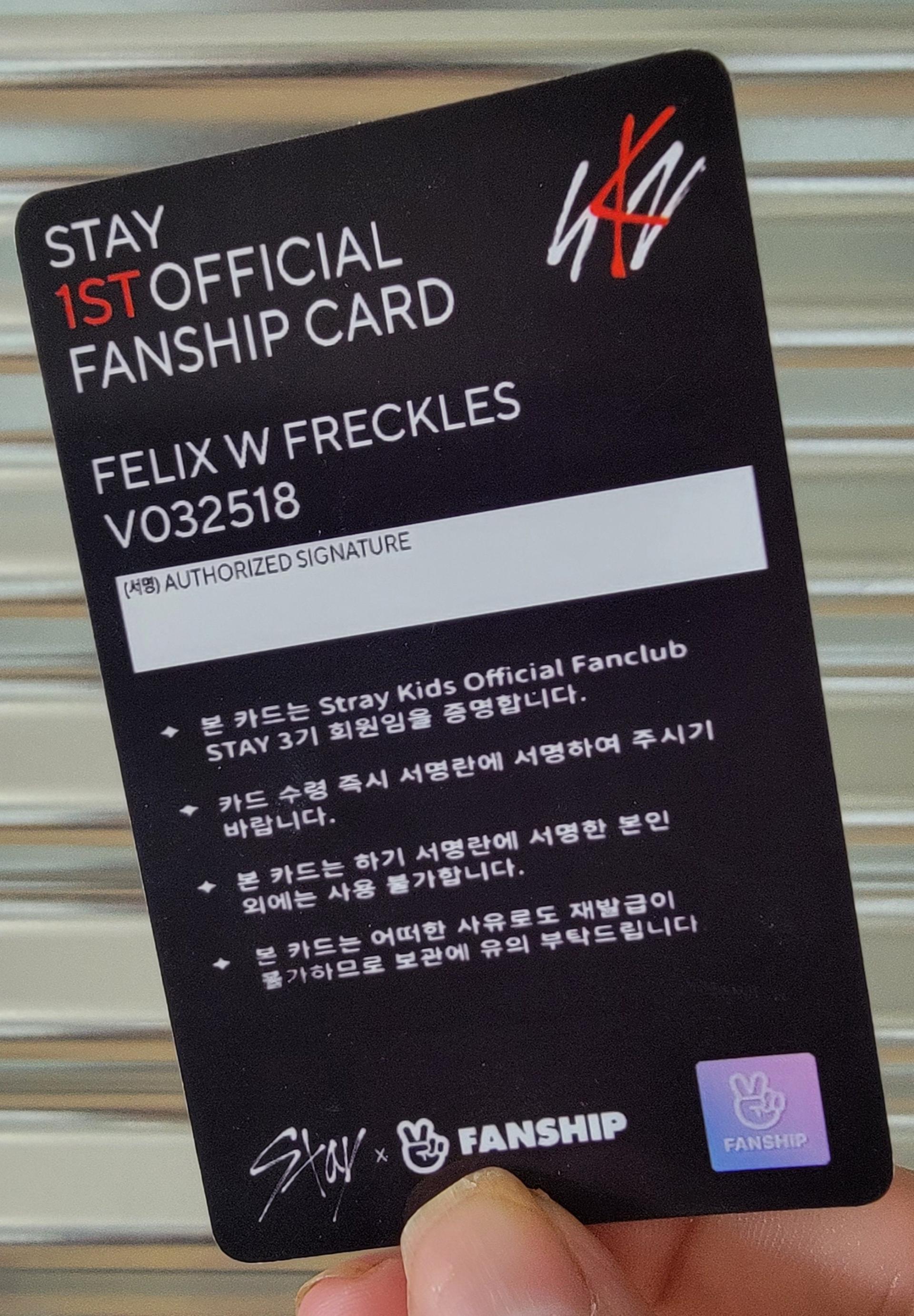 Stray Kids Personalized Stay Membership cards