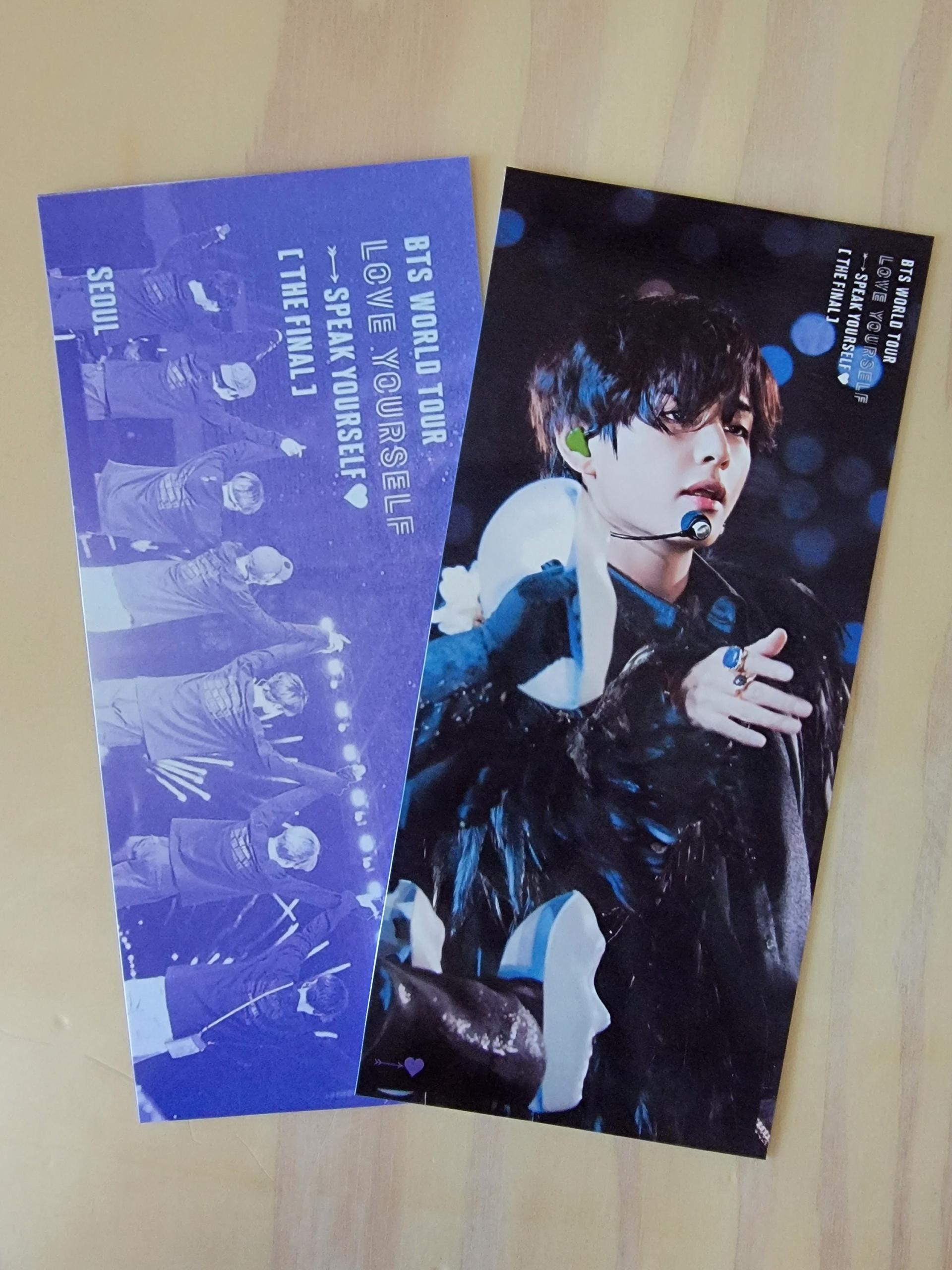 BTS LY Seoul Bookmarks