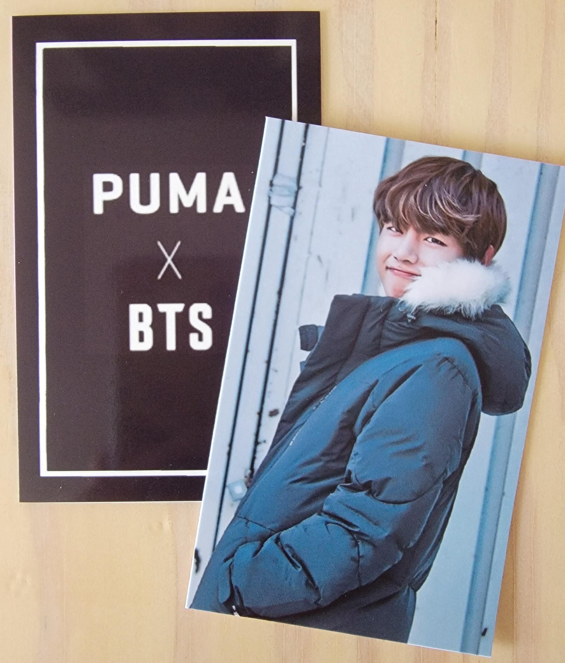 BTS X Puma 2015 Photocards