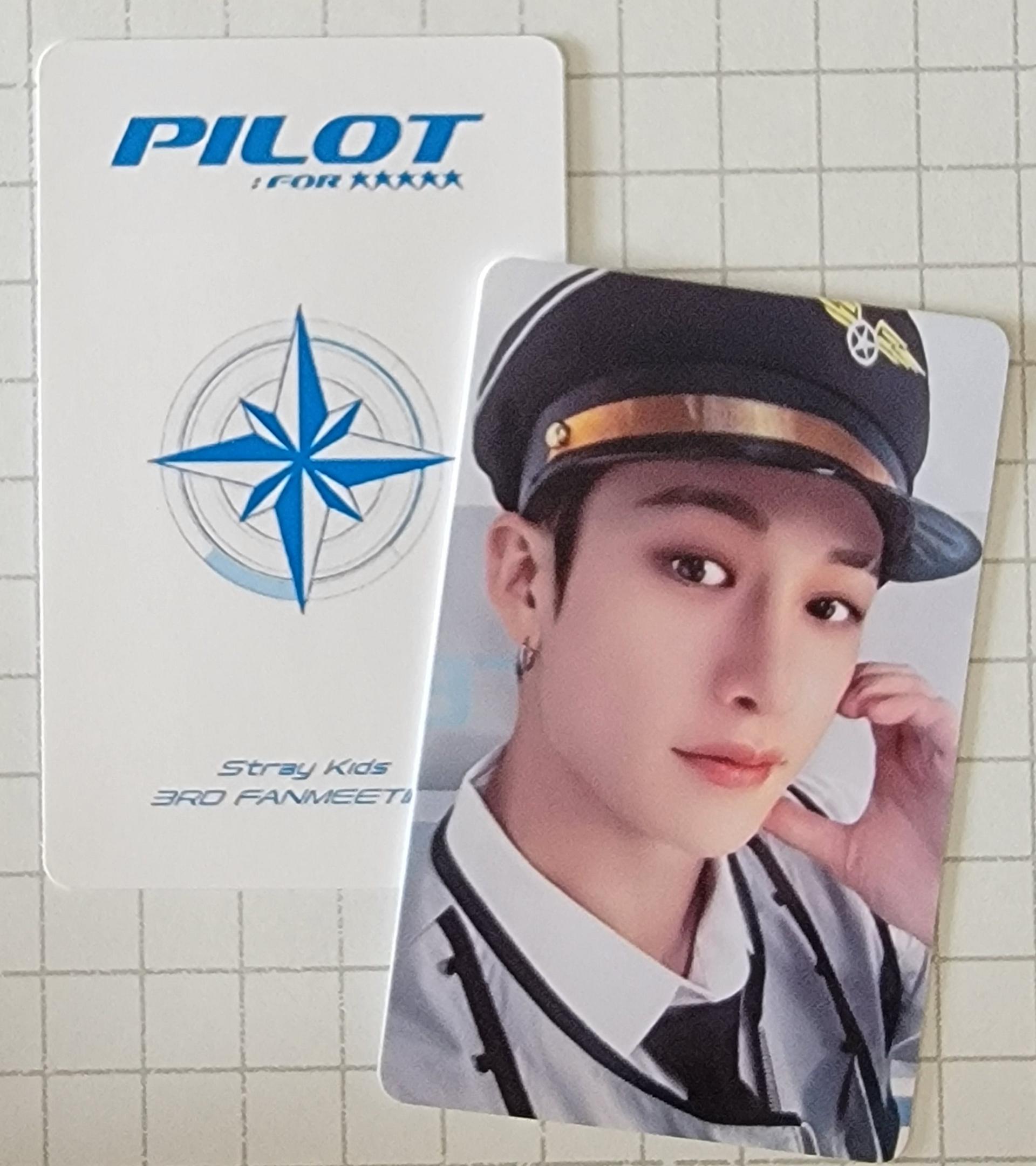 Stray Kids Pilot Fan Meeting  Day 1 Photocards 