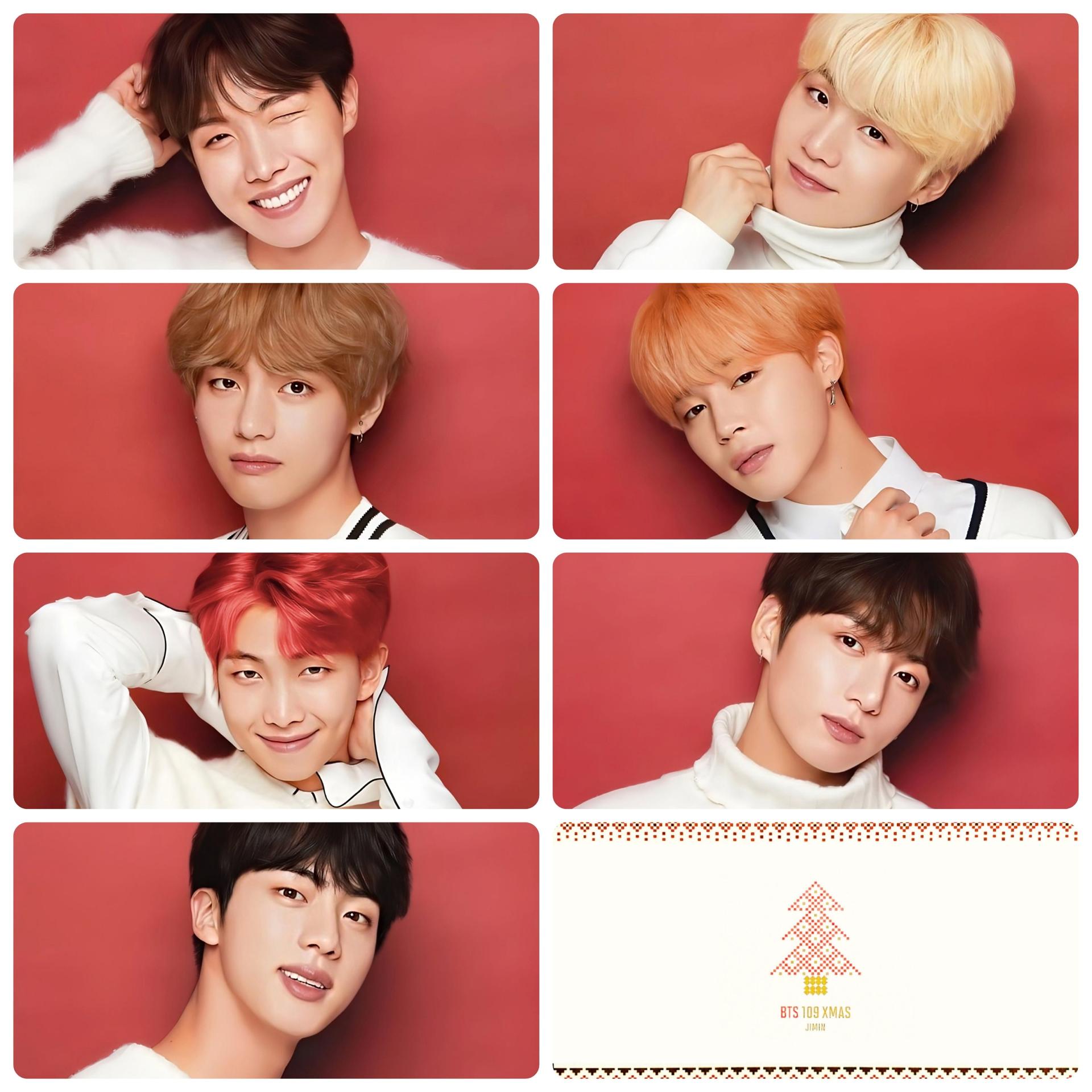 BTS Shib 109 Christmas Postcards