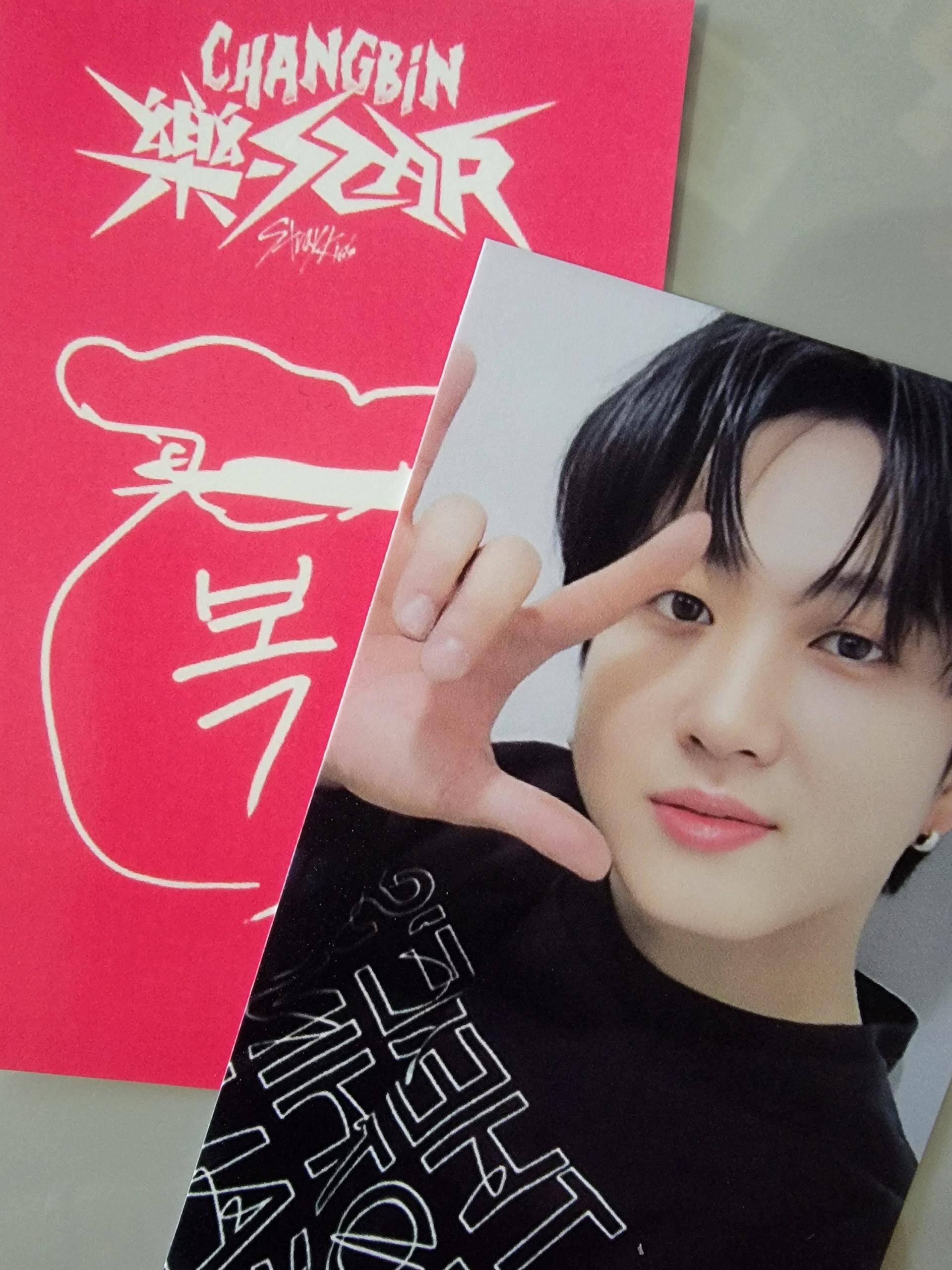 Stray Kids Rockstar Soundwave LD 4 Photo cards
