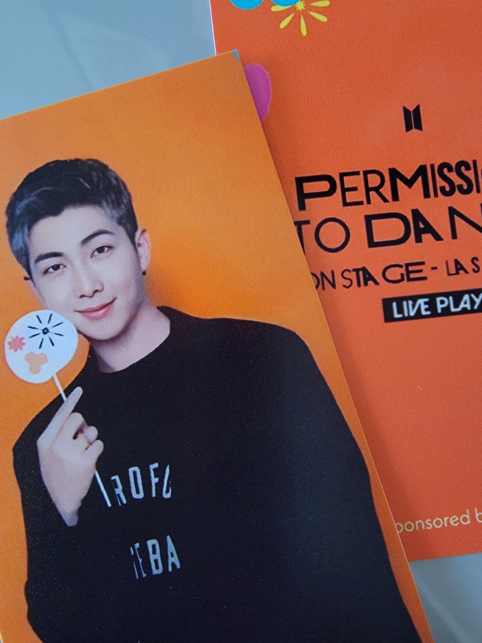 BTS Permission to Dance Live Play Photo Cards