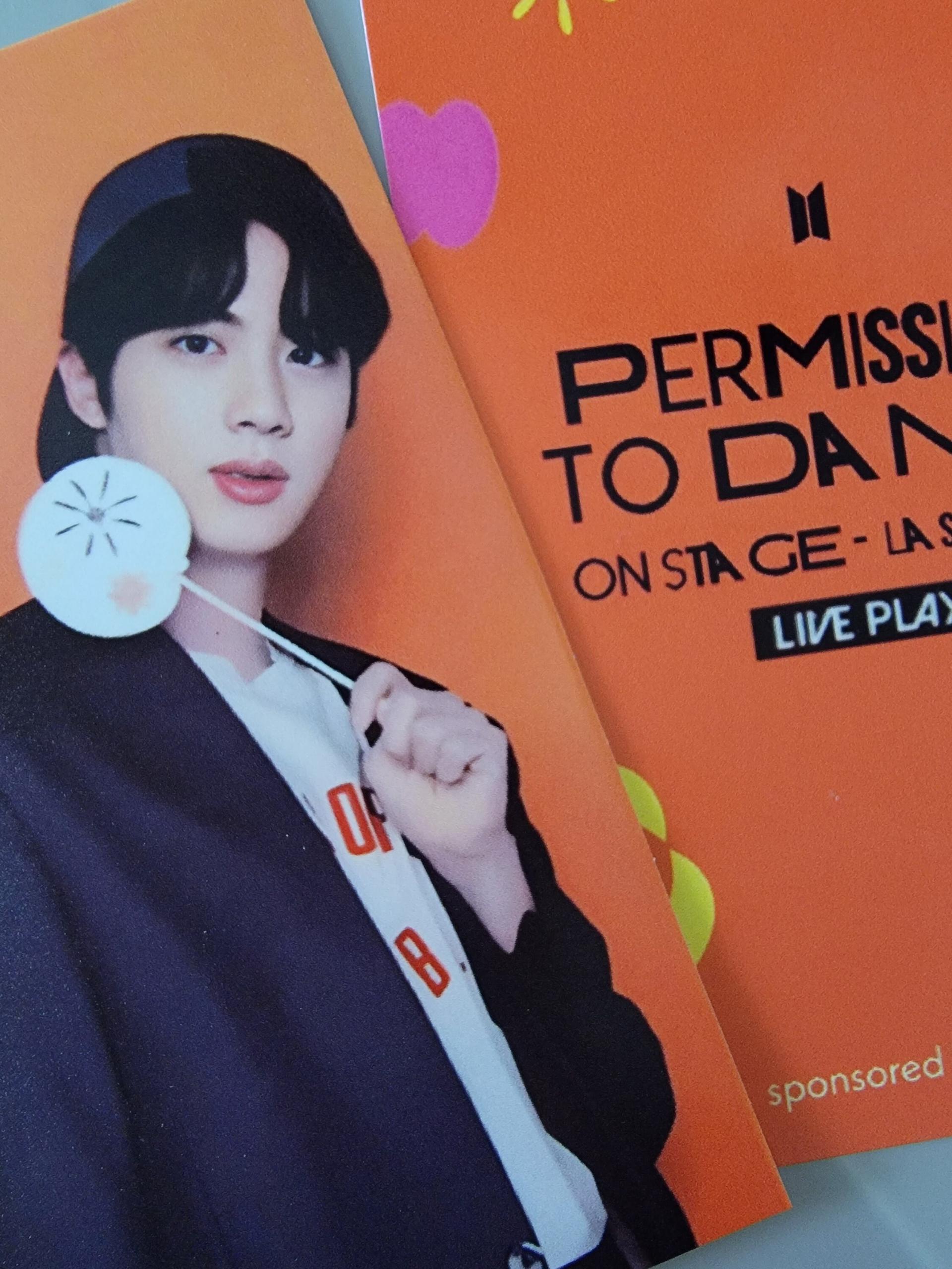 BTS Permission to Dance Live Play Photo Cards