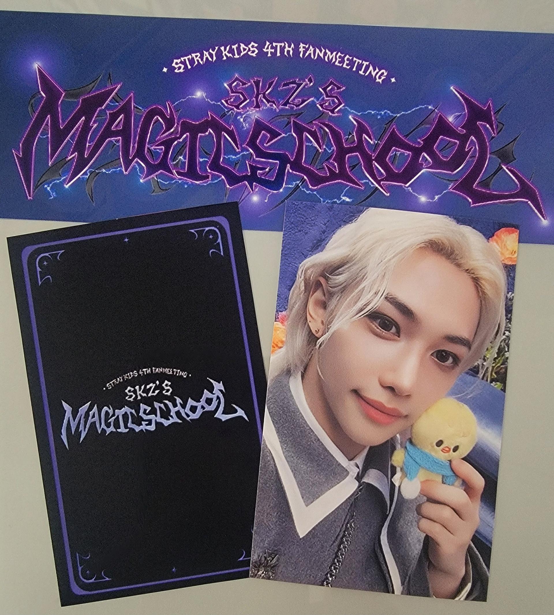 Stray Kids - Magic School 4th fanmeeting Skzoo Pop-Up reward photocards