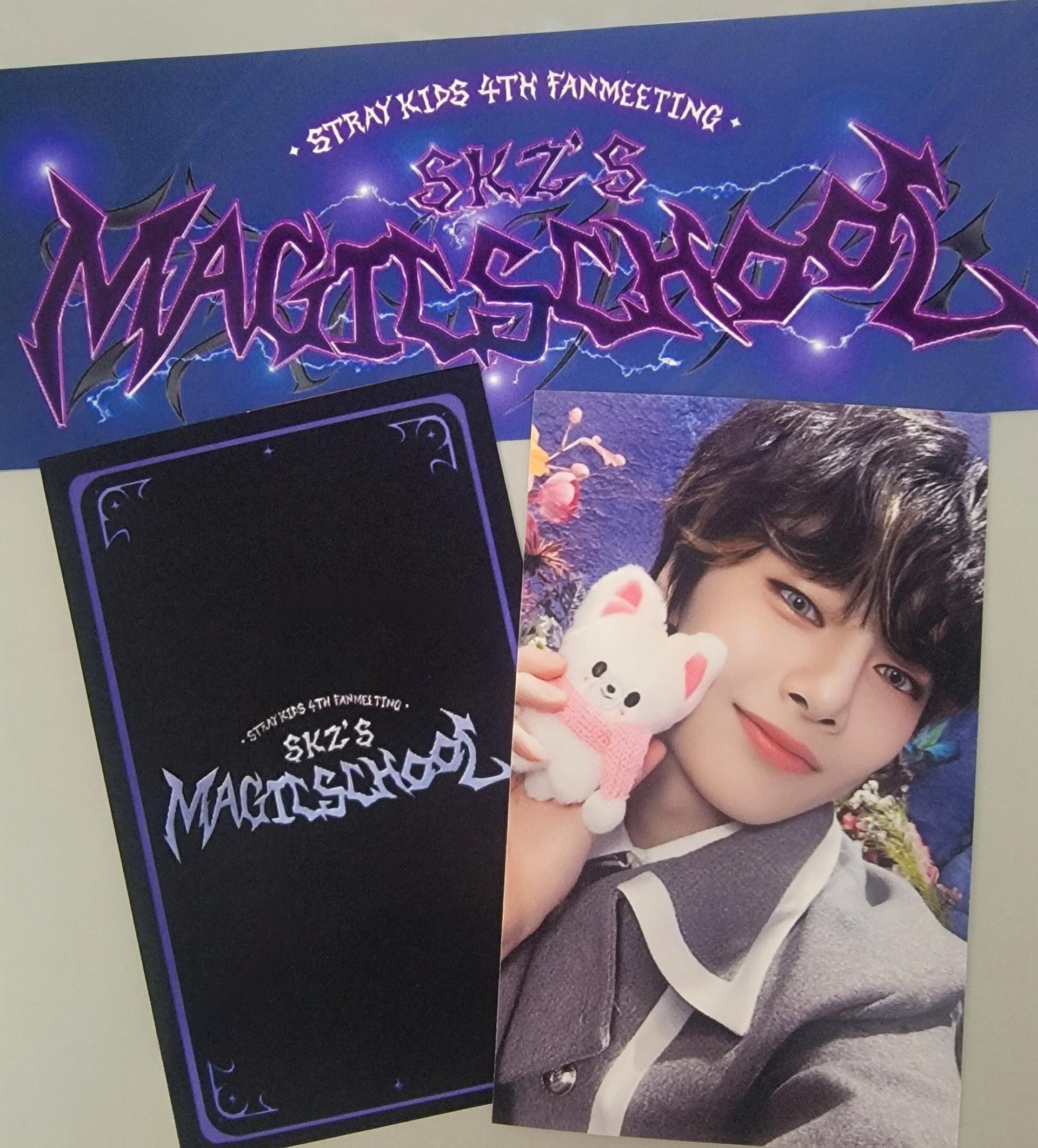 Stray Kids - Magic School 4th fanmeeting Skzoo Pop-Up reward photocards