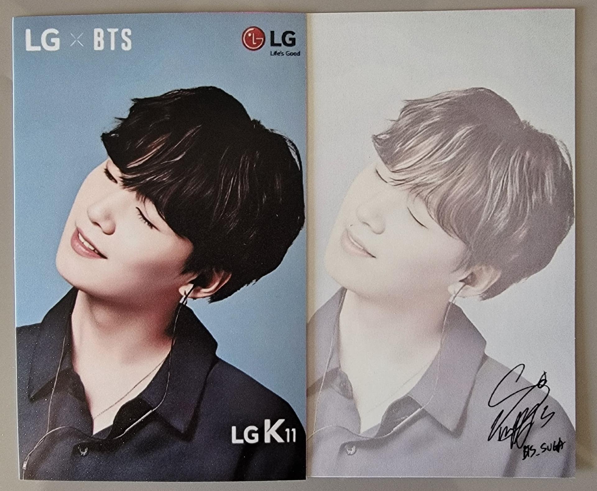 BTS x LG K11 Photo Cards 2018