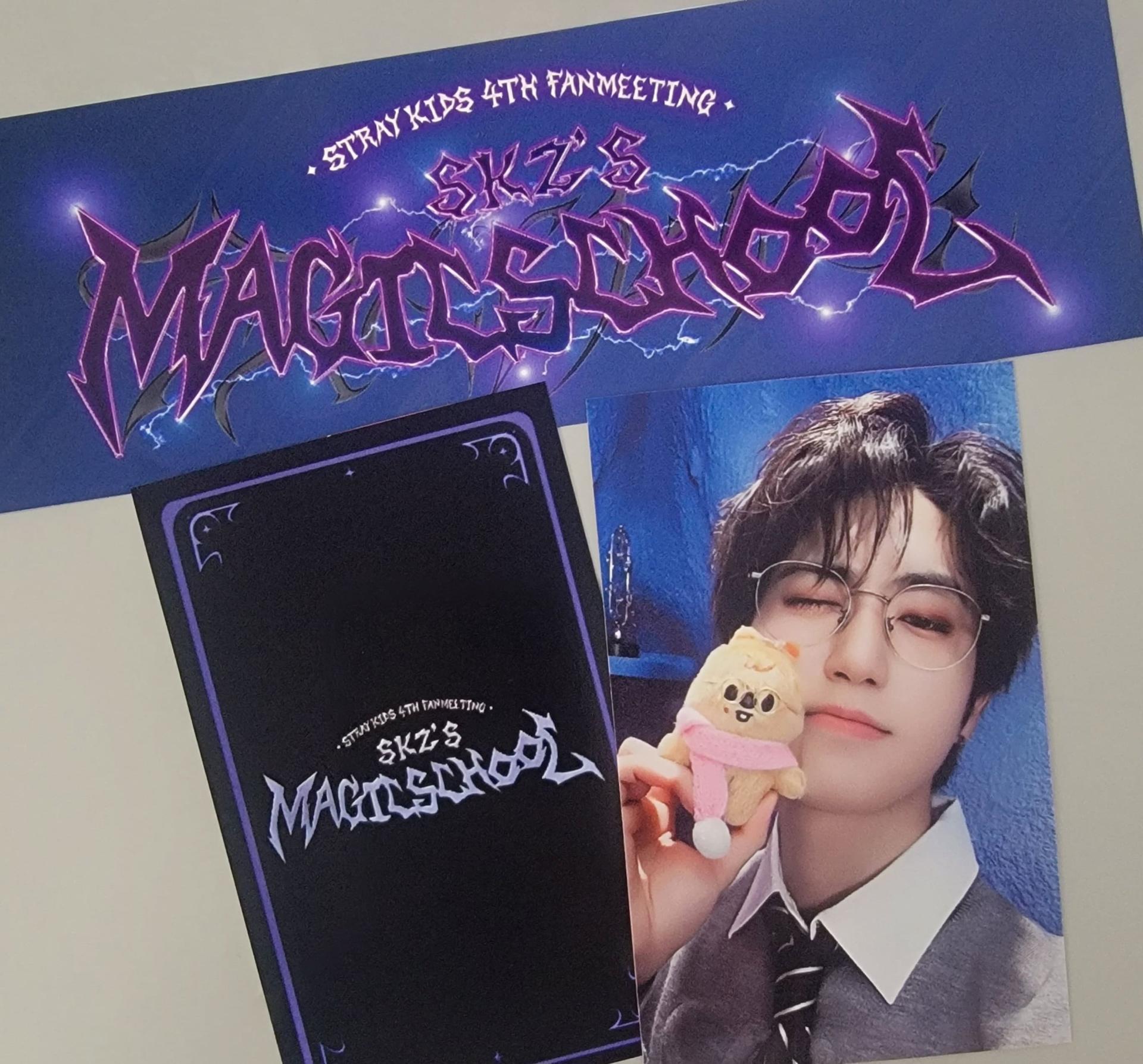 Stray Kids - Magic School 4th fanmeeting Skzoo Pop-Up reward photocards