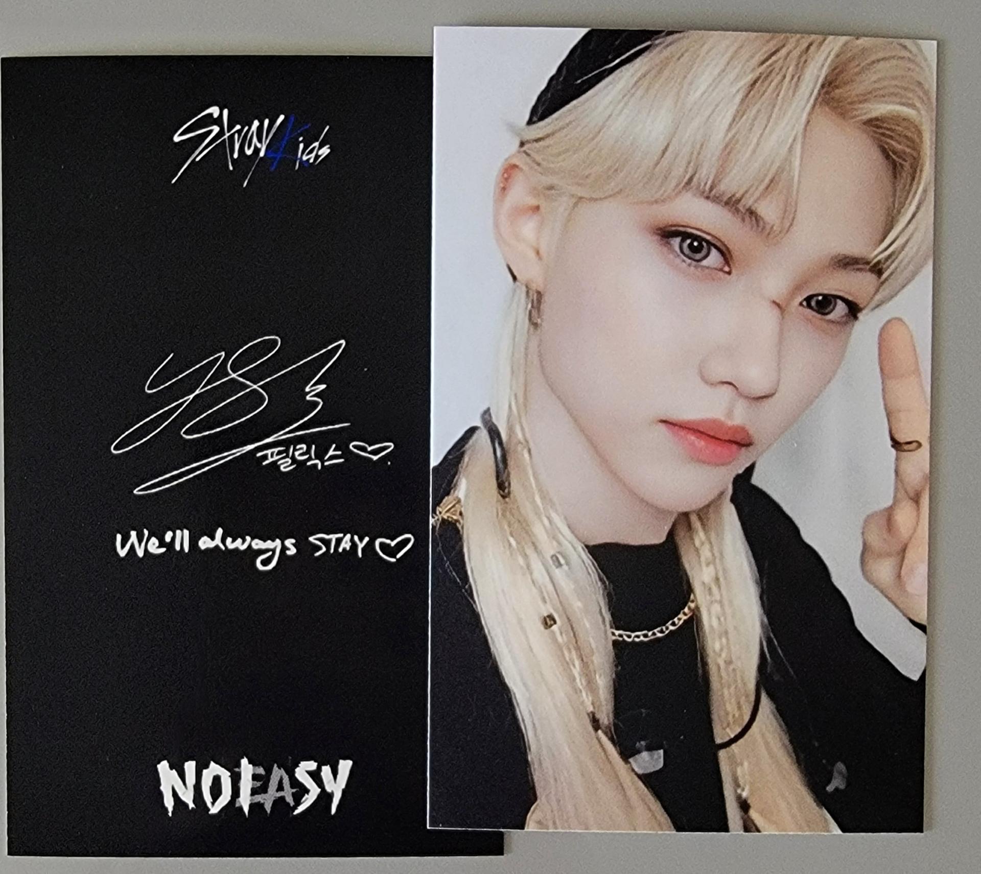 Stray Kids No Easy With Fans YZY 2 Videocall Photocards