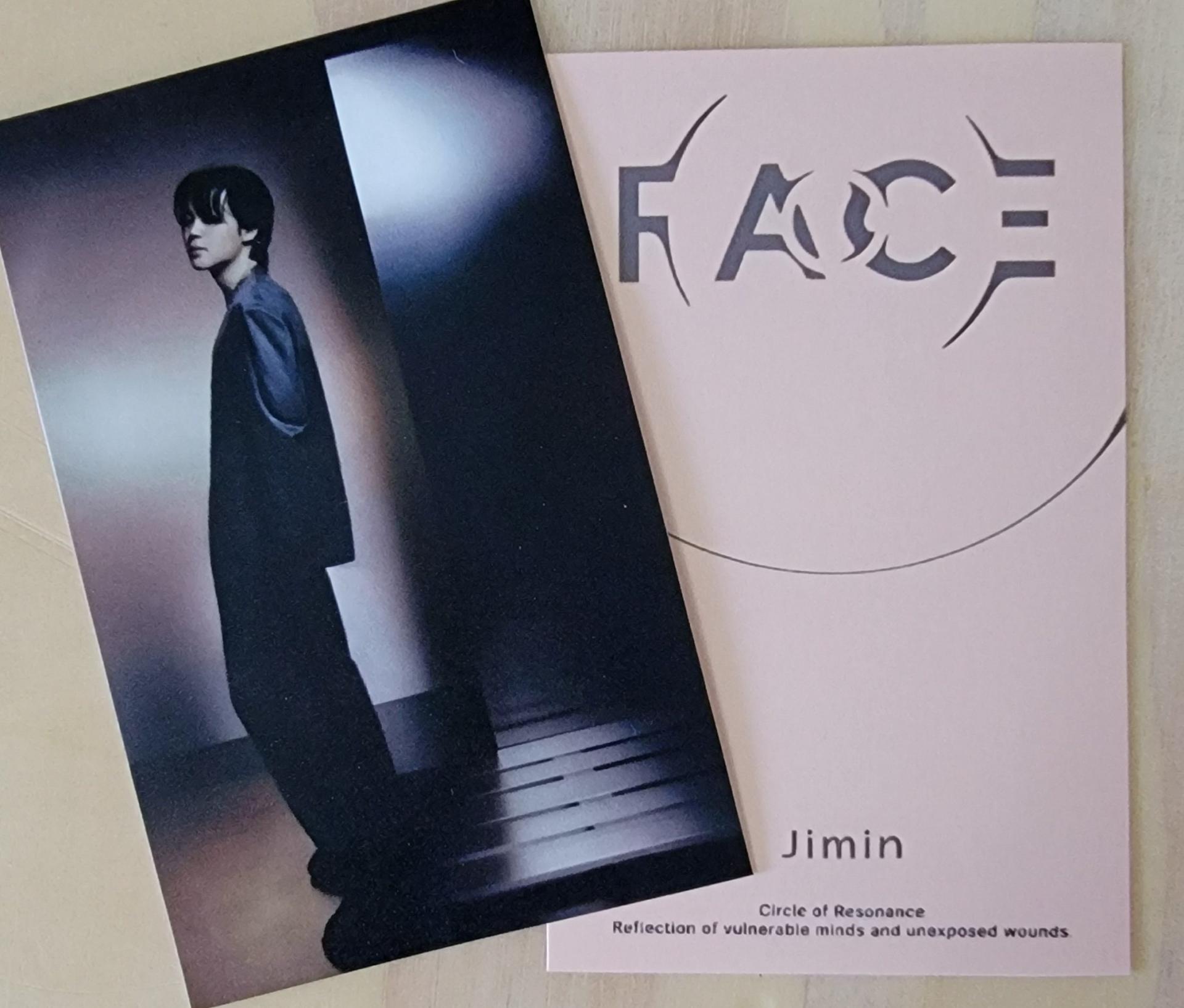Jimin - Face : Line Music Playback Photo Card