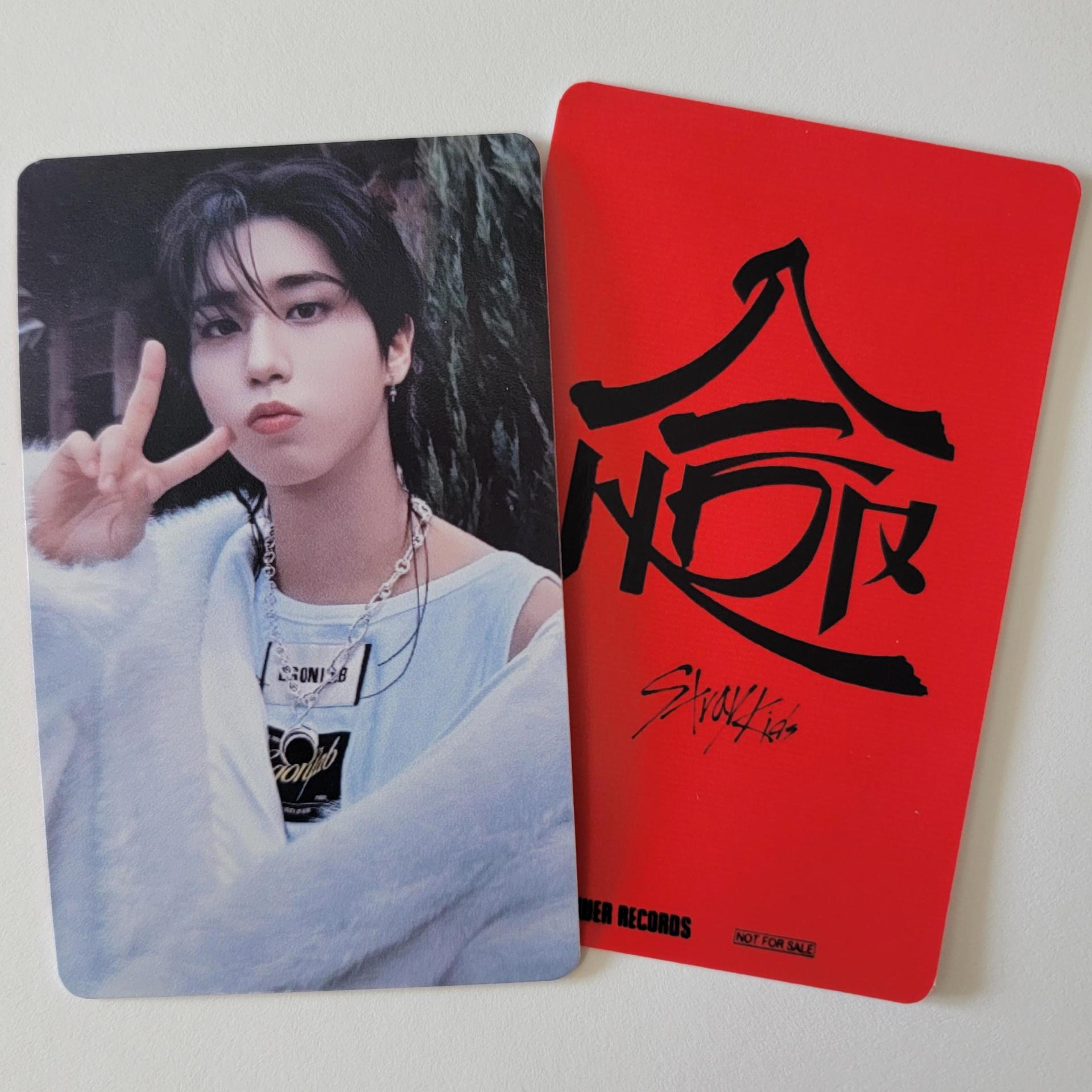 Stray Kids Hop Tower Records POB photocards