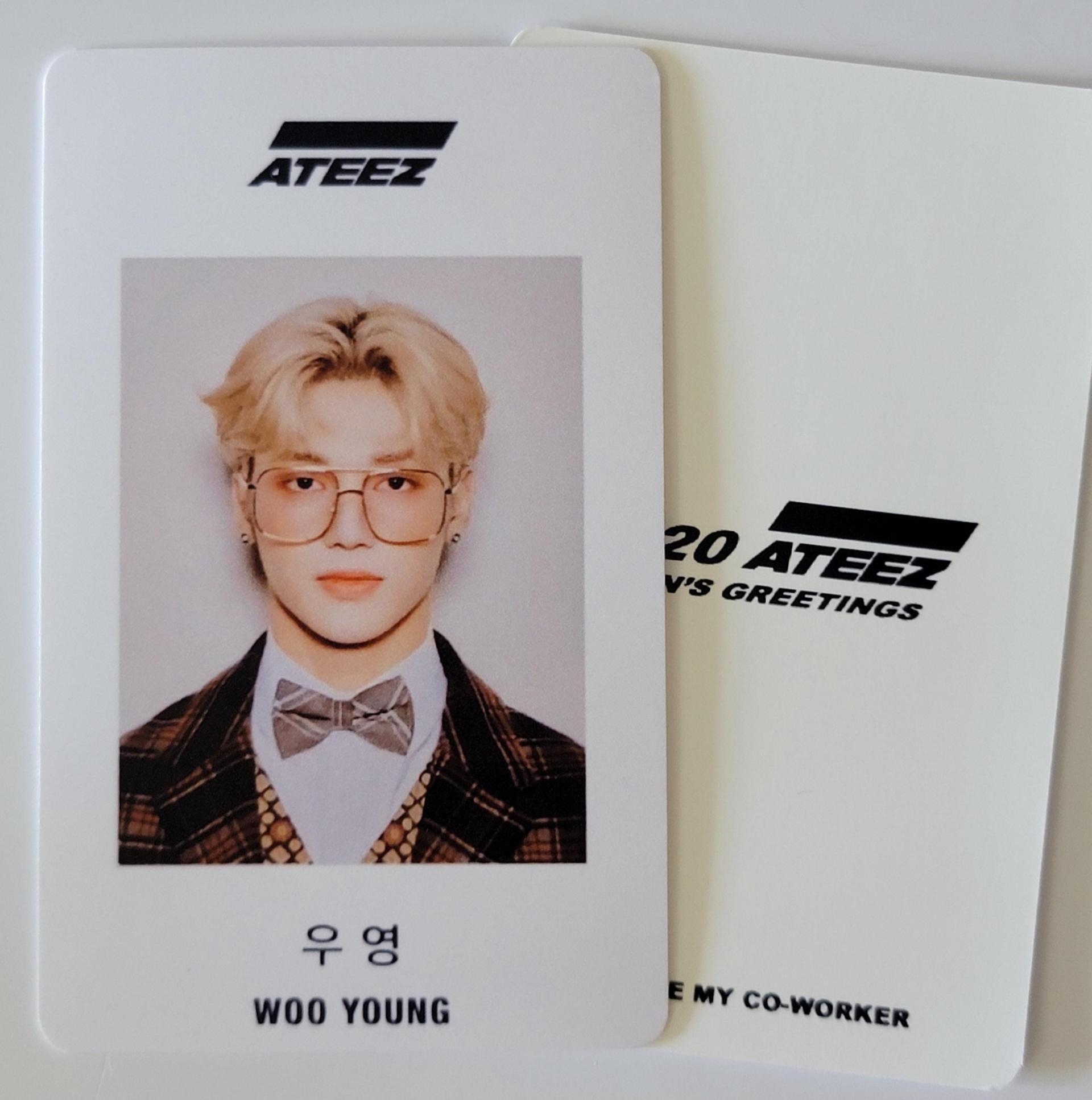 ATEEZ Seasons Greeting 2020 ID Photocards
