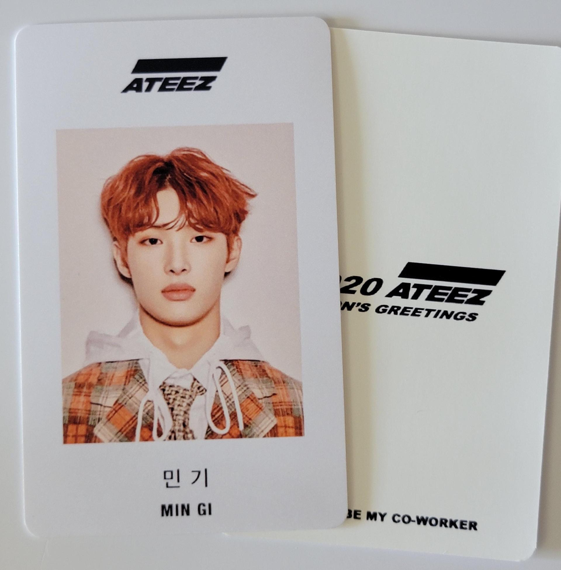 ATEEZ Seasons Greeting 2020 ID Photocards
